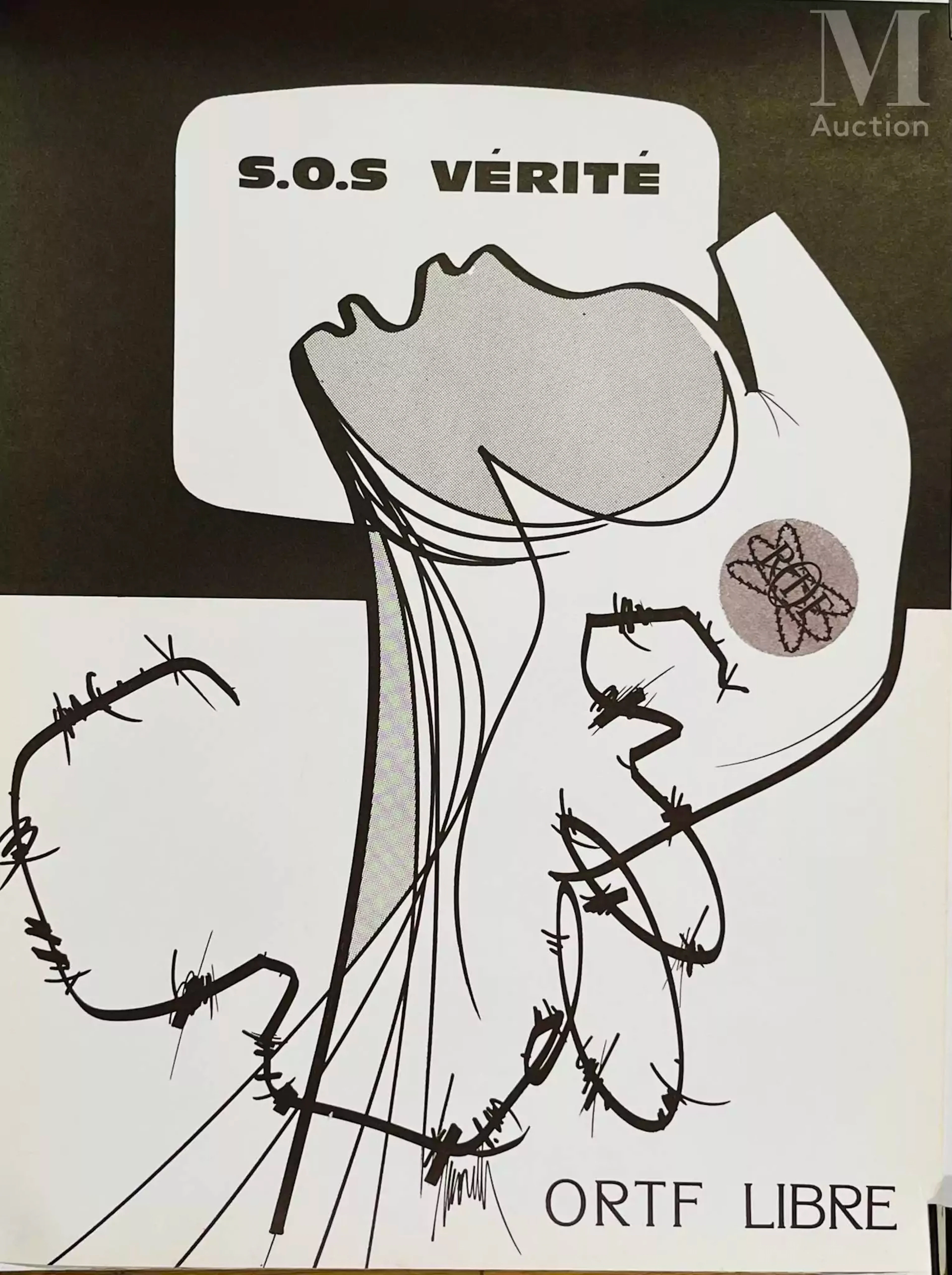 Raymond MORETTI (1931-2005) ORTF Libre ; S.O.S. Vérité