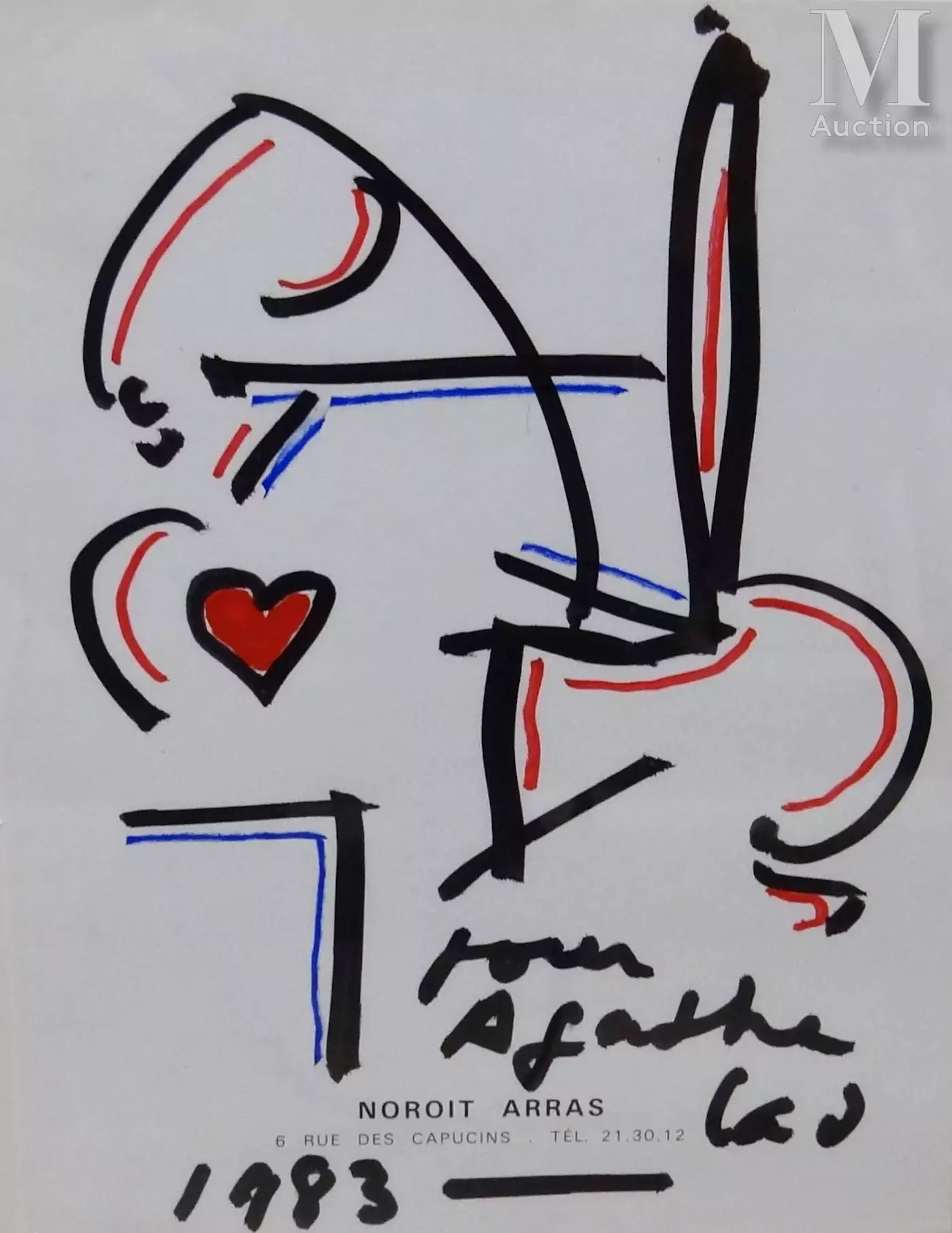 Ladislas KIJNO (1921-2012) Sans titre, 1983