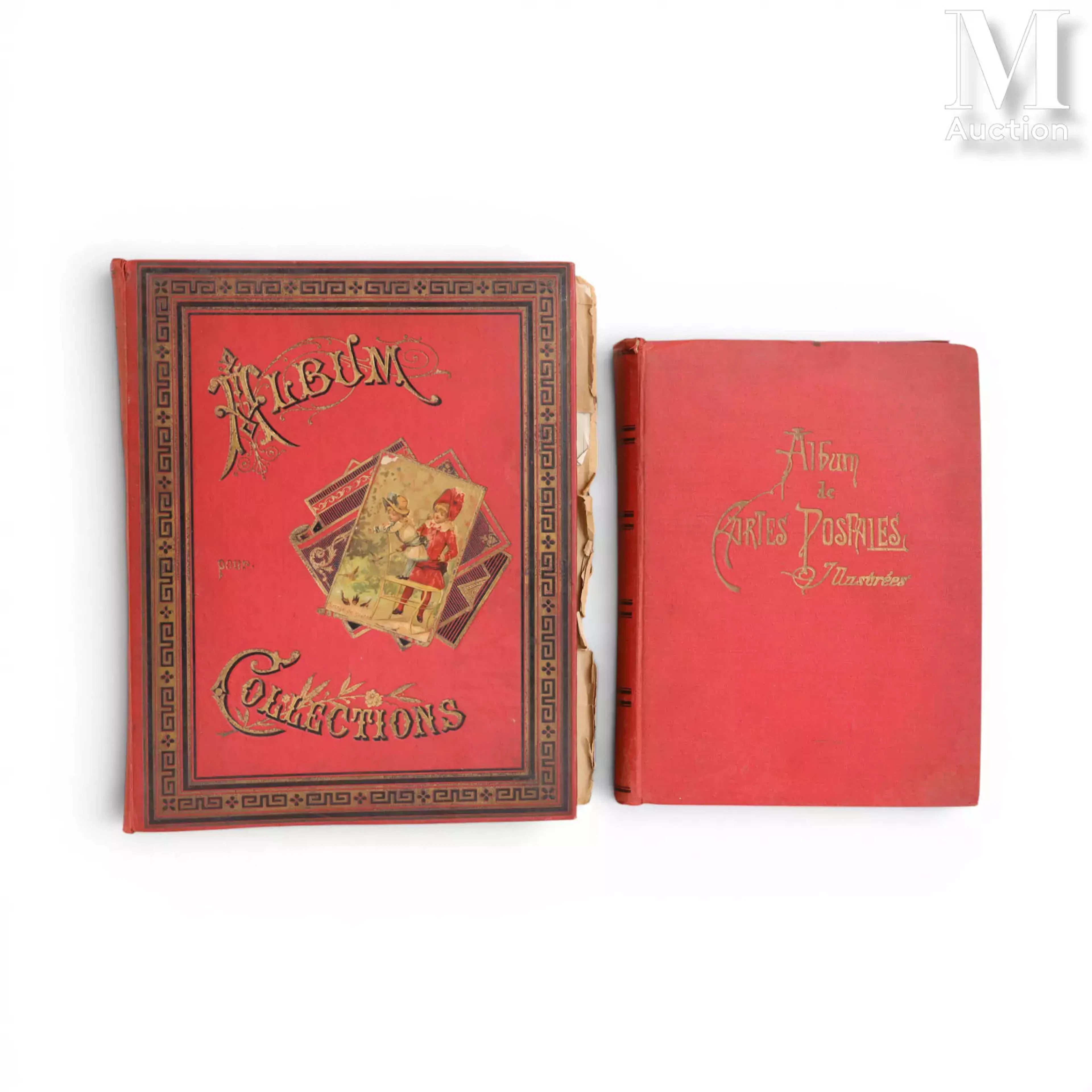 Album orné de nombreuses illustrations publicitaires et cartes postales