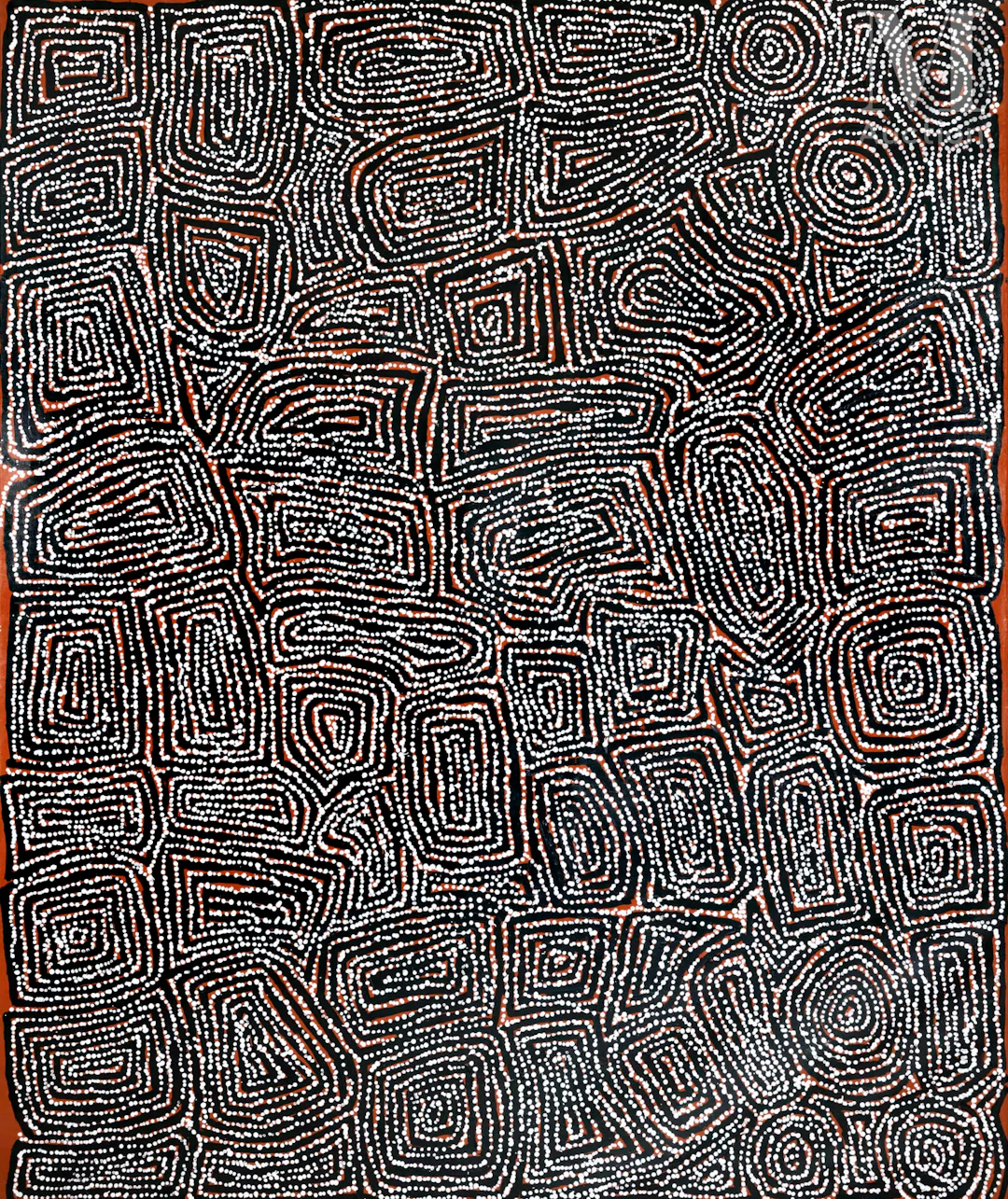 George Ward Tjungurrayi (c. 1945 - ) Tingari dreaming, 2007