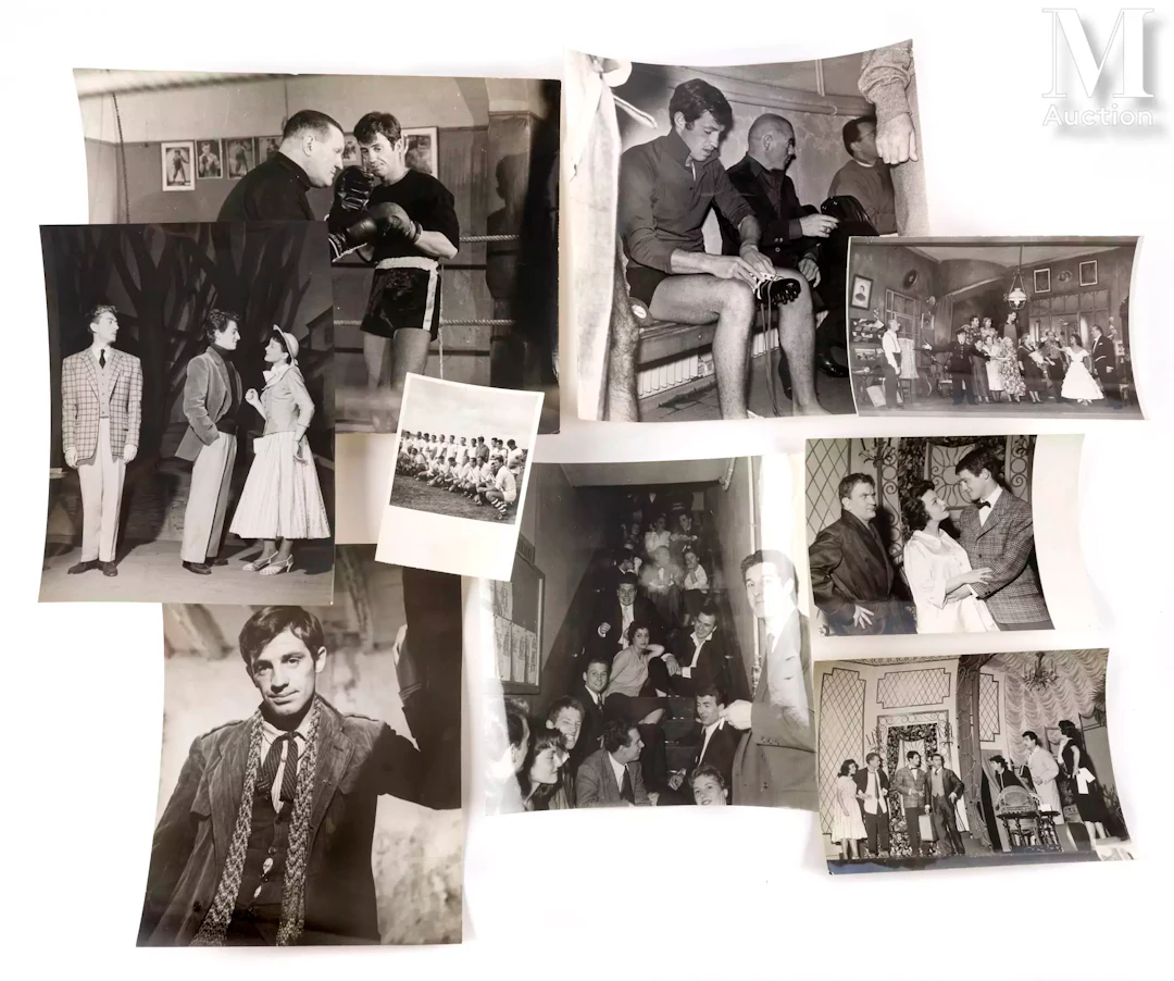 Jean-Paul BELMONDO Le jeune comédien sur scène, sur le ring, foot...