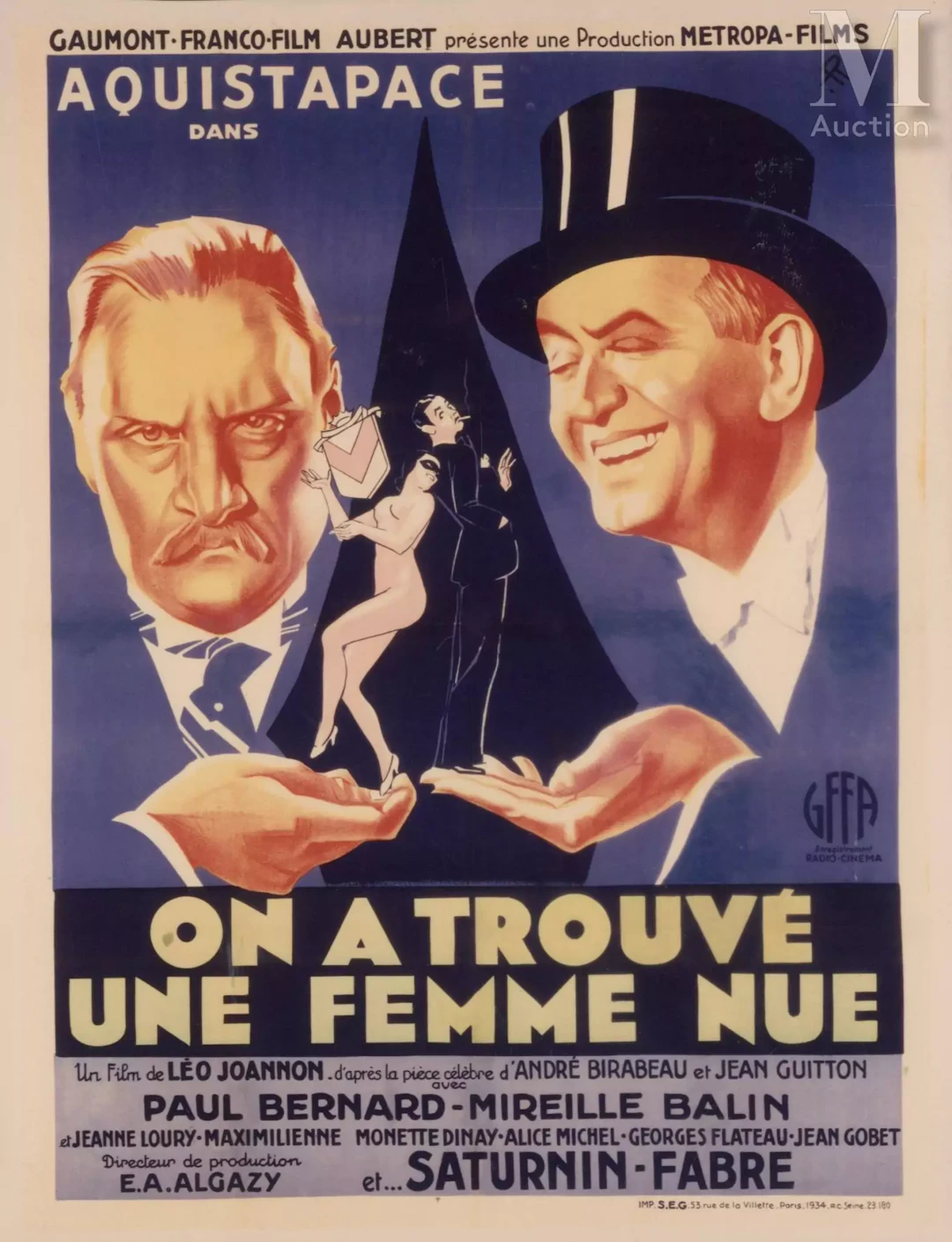 ON A TROUVÉ UNE FEMME NUE
