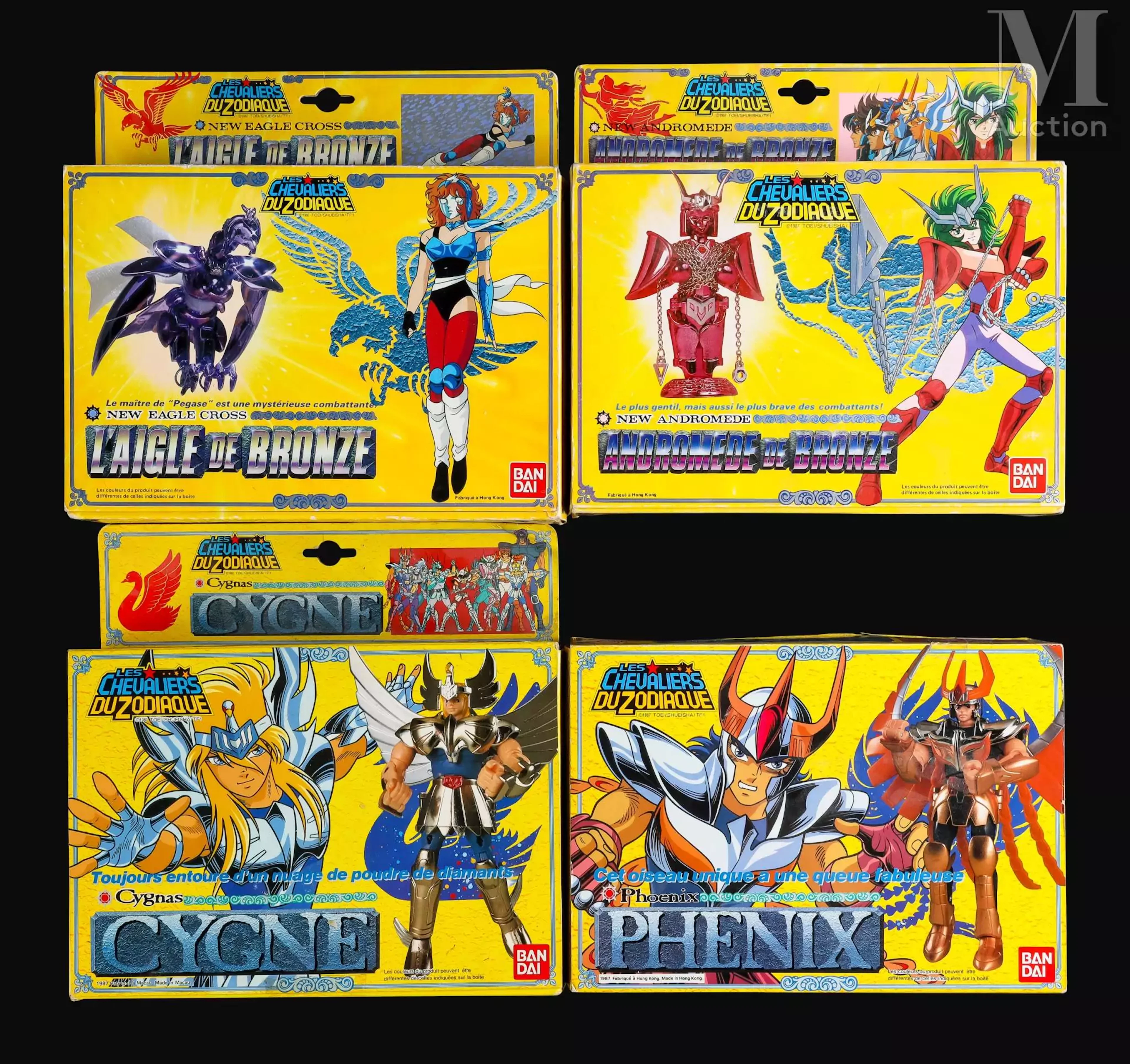 SAINT SEIYA // LES CHEVALERS DU ZODIAQUE Bronze // Argent (Bandai, 1988)