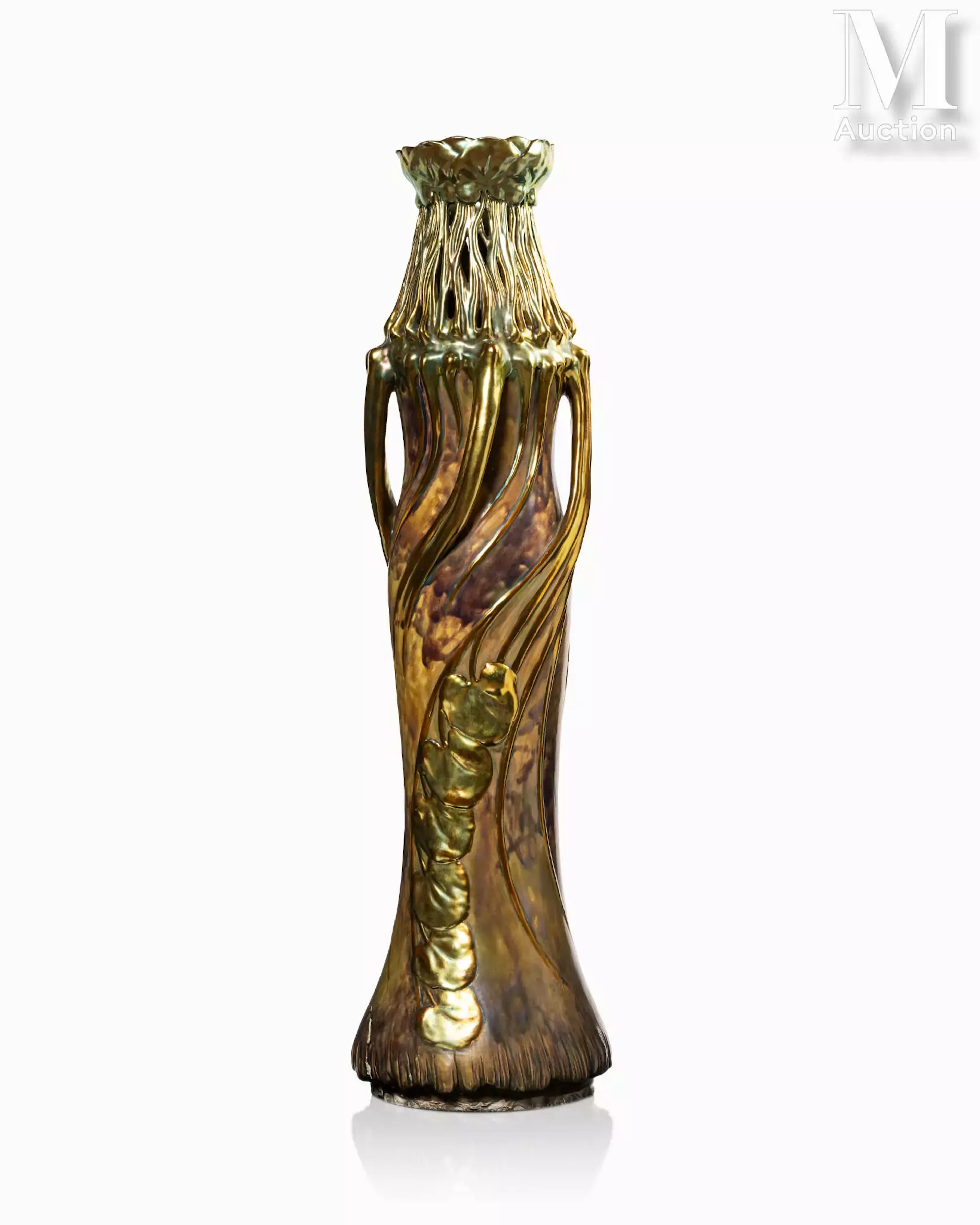 Tadé SIKORSKI (1852-1940) pour la Manufacture Vilmos ZSOLNAY (1828-1900)