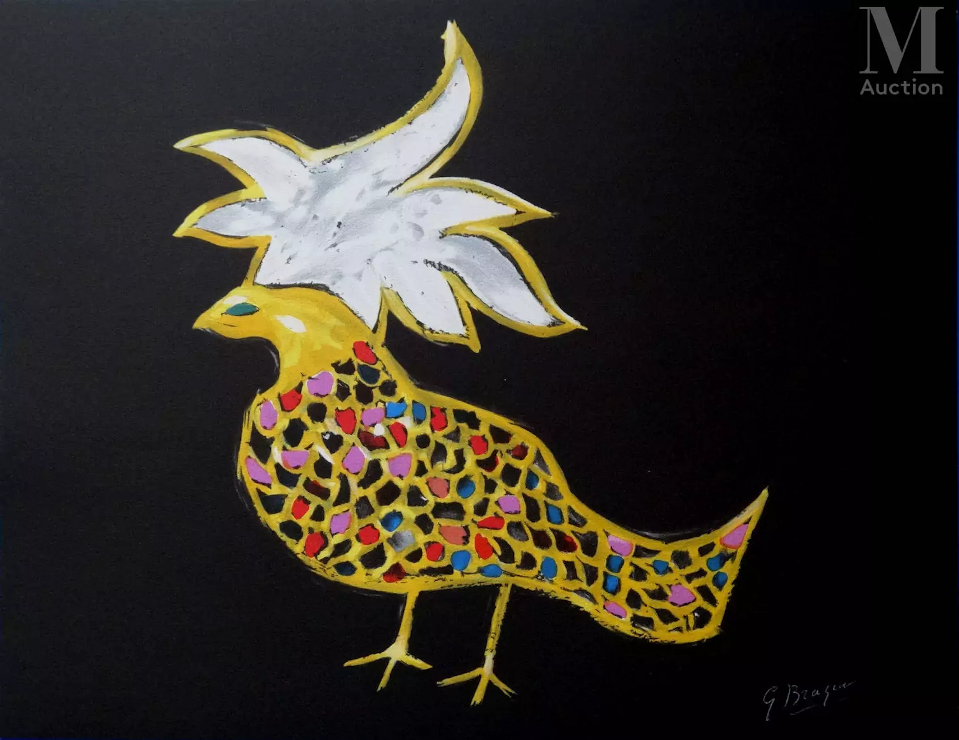 BRAQUE Georges (1882-1963) Phénix