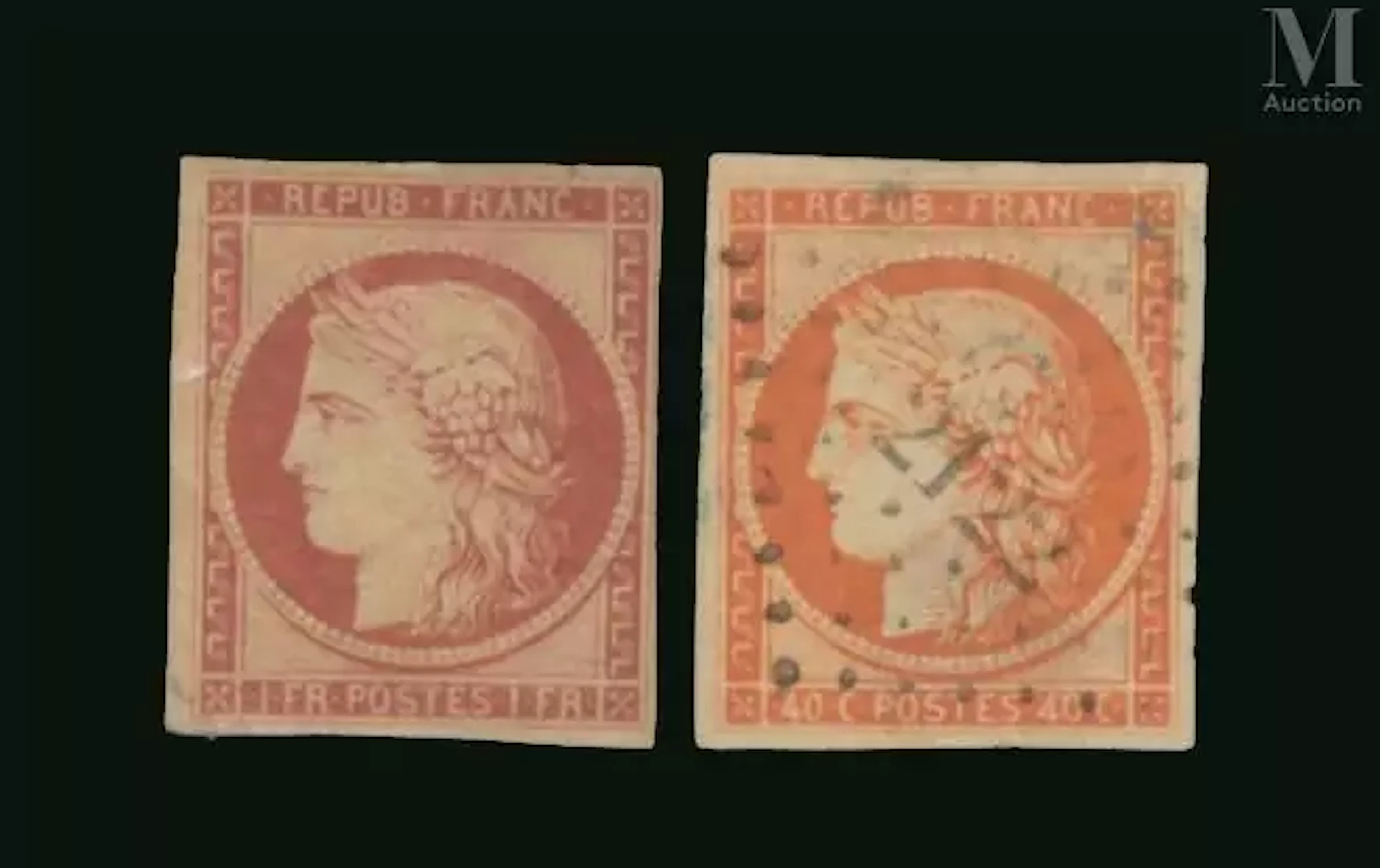 Collection de France et collection de thématique fleurs