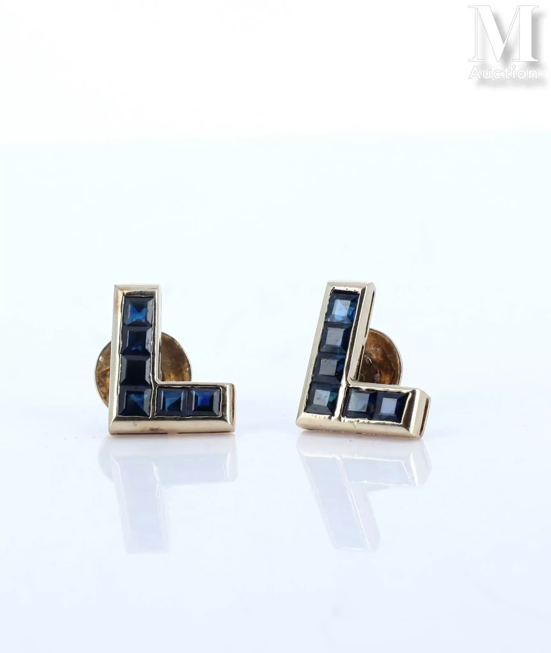 Paire de boutons de manchettes