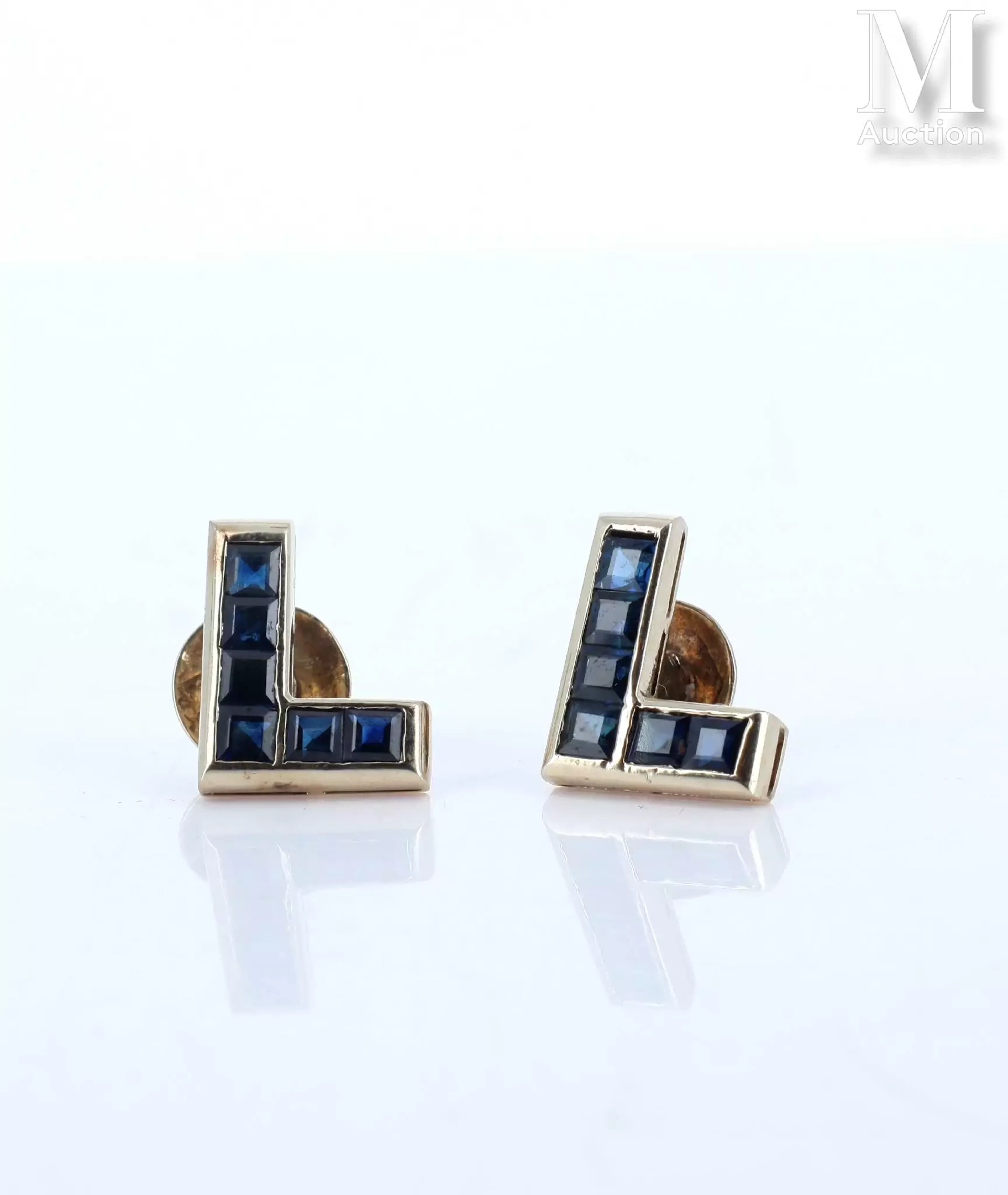 Paire de boutons de manchettes