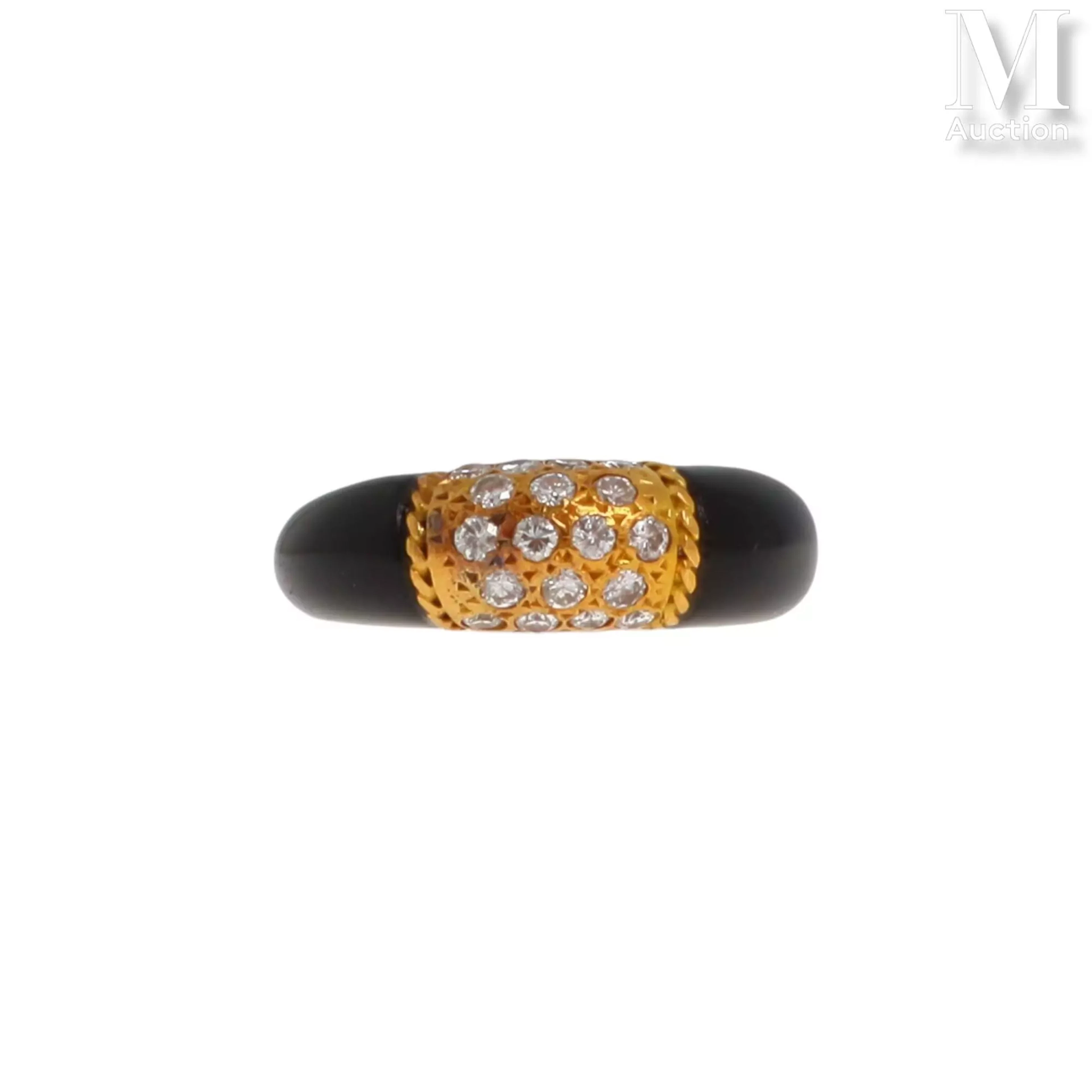 Bague jonc onyx