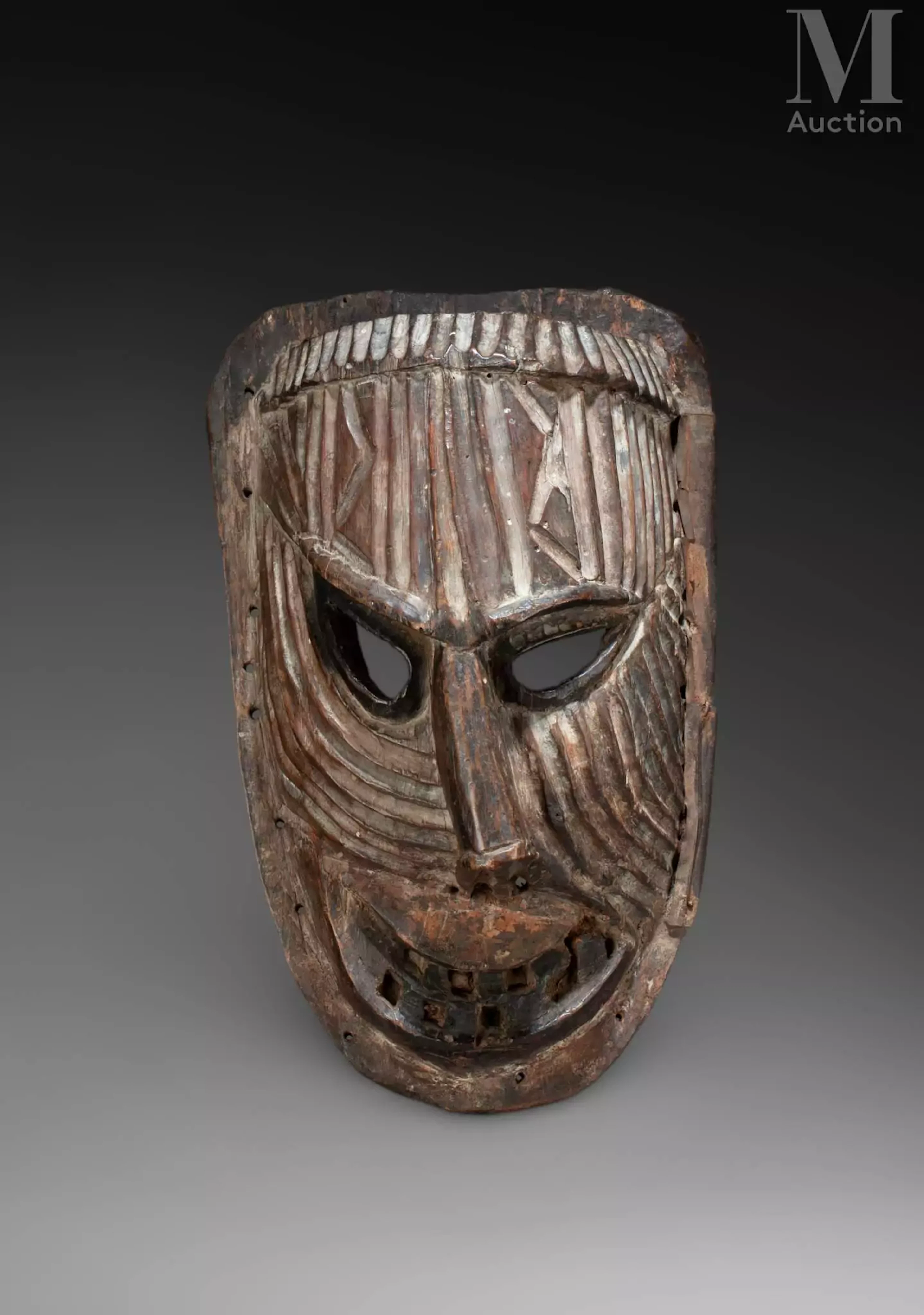 Masque strié