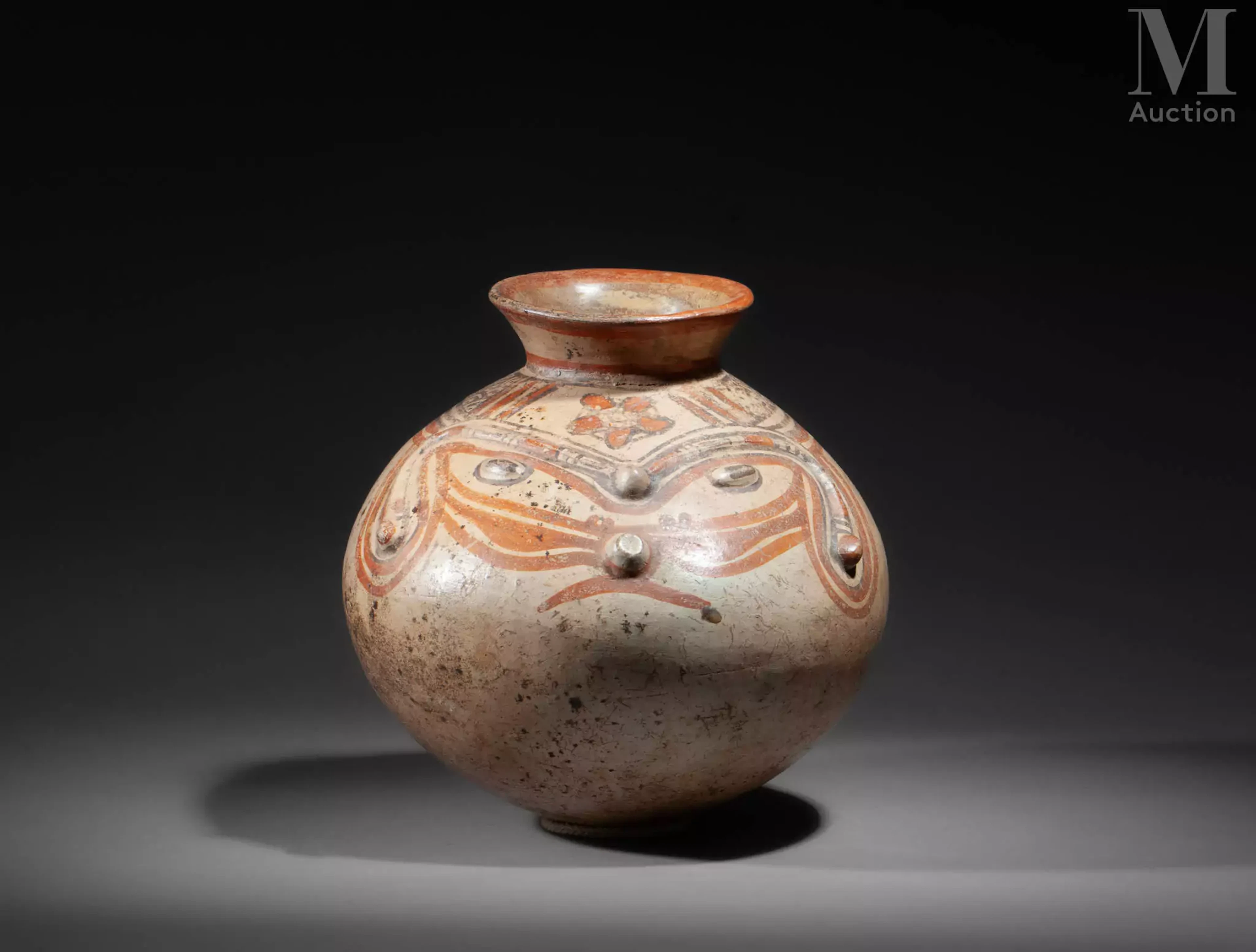 Vase à tête de chef