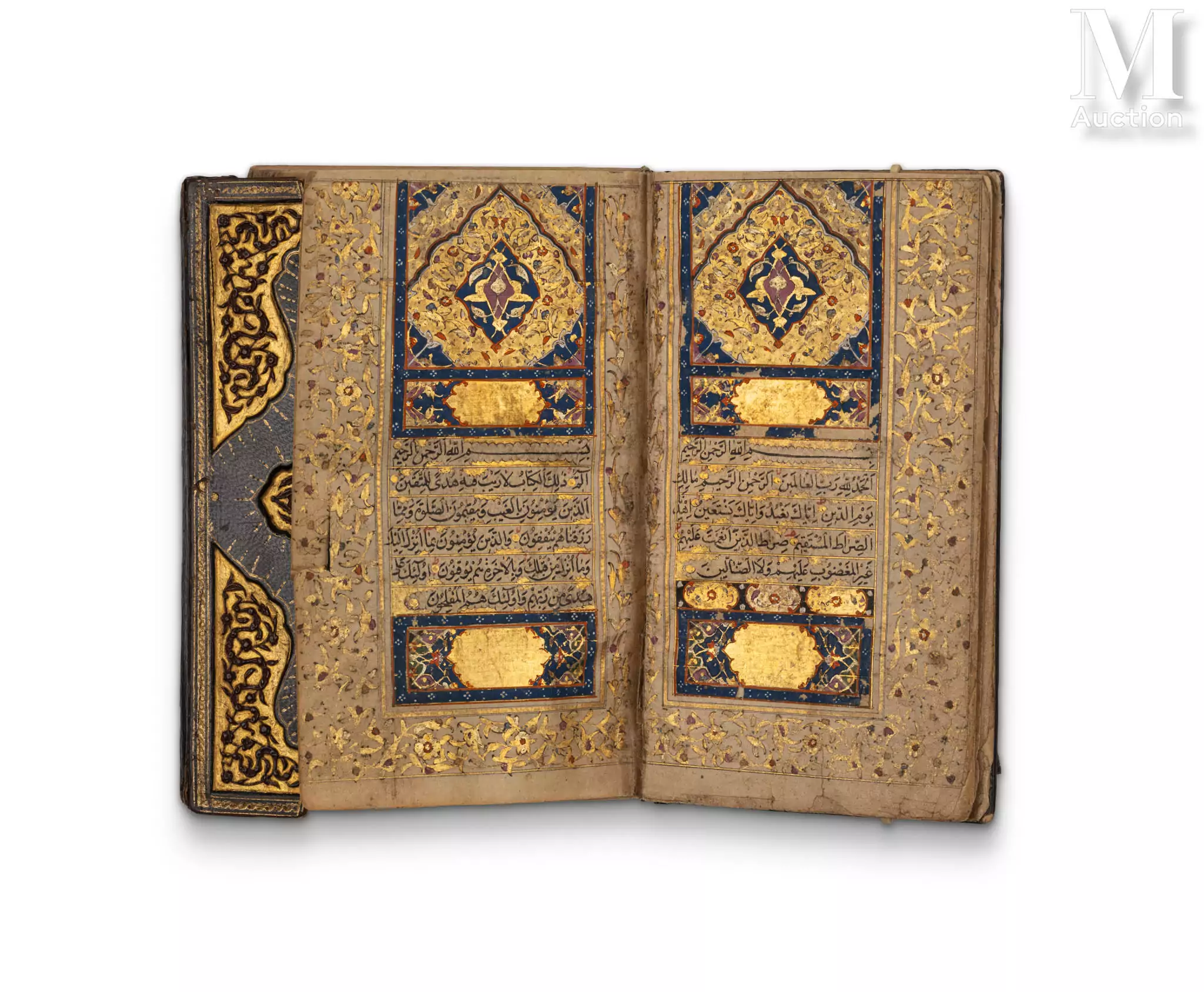 Coran miniature d’époque safavide Iran, daté 1110 H. (1699 J.-C.)