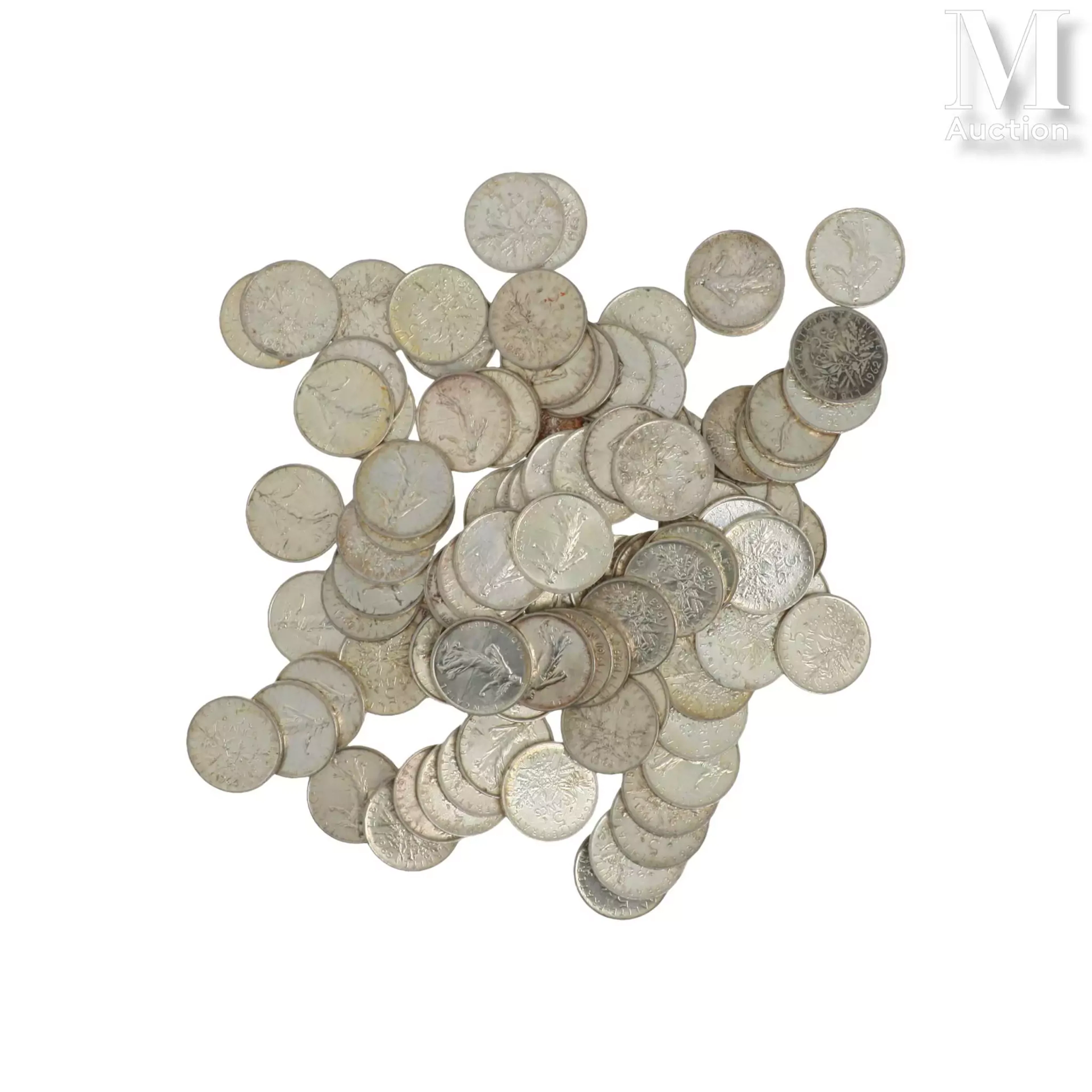 Lot de pièces en argent
