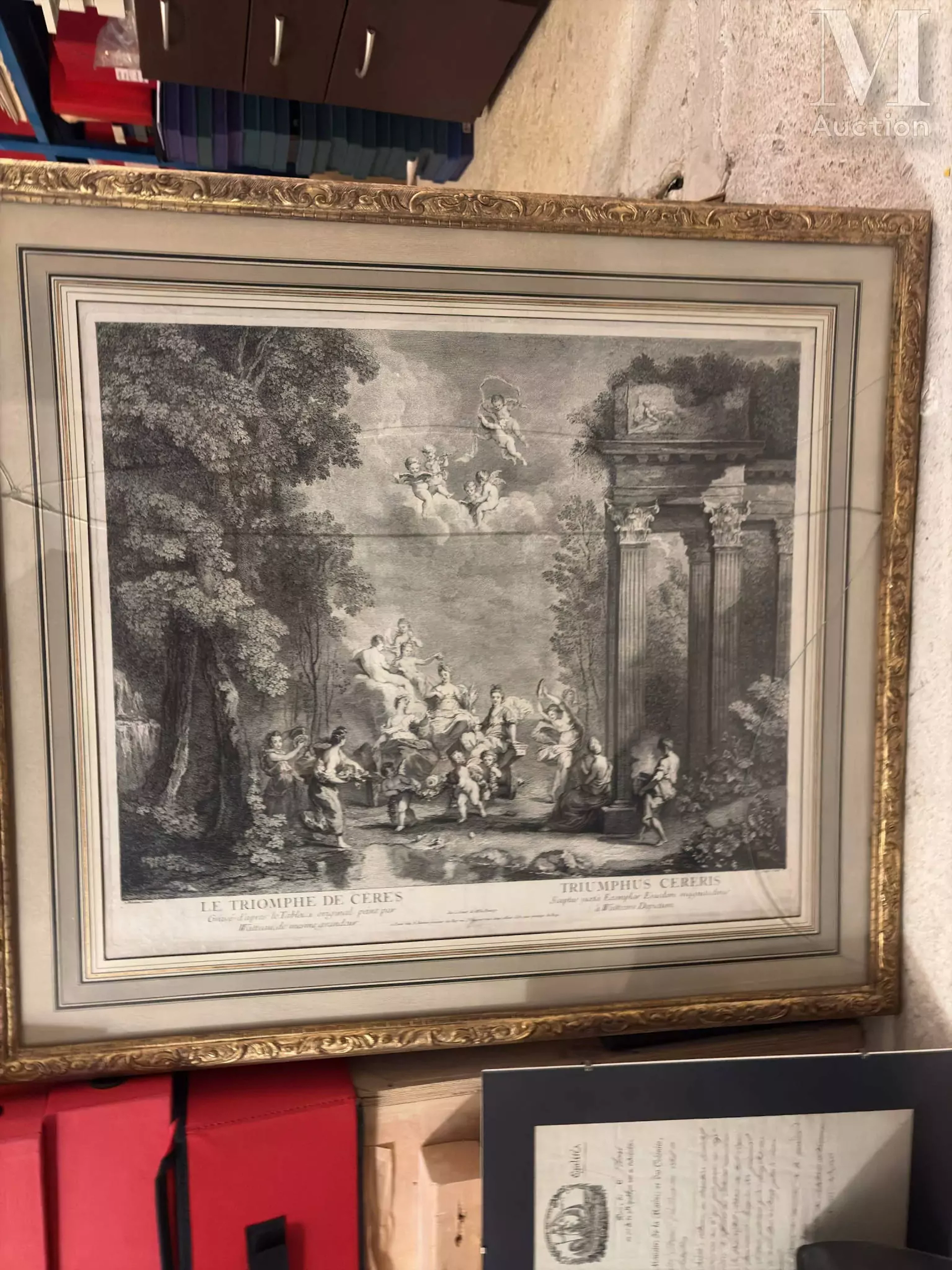 D’après WATTEAU Le triomphe de Cérès
