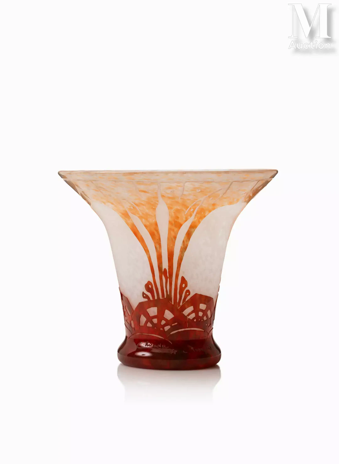 Charles SCHNEIDER (1881 - 1953) et LE VERRE FRANCAIS "Algues"