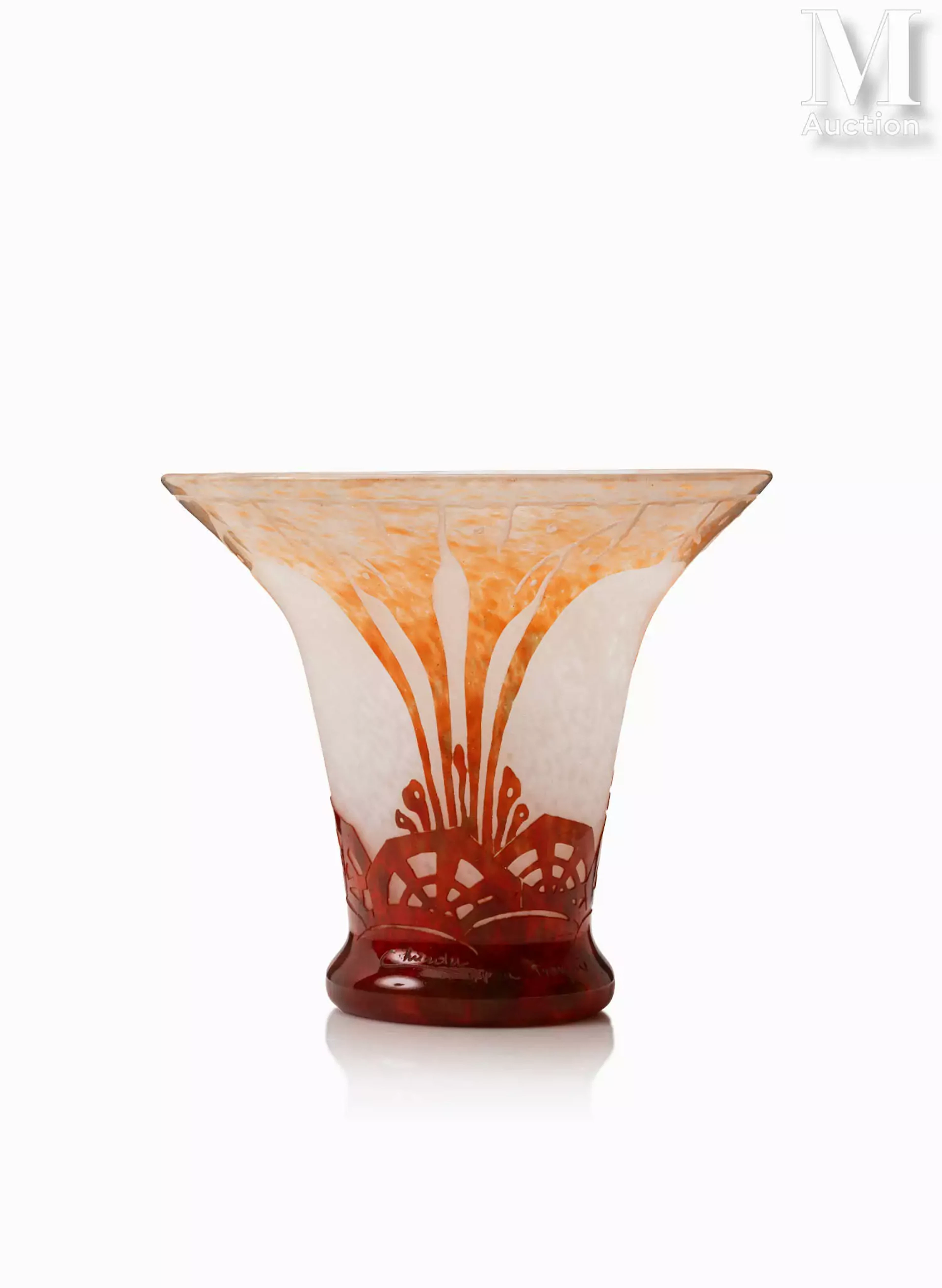 Charles SCHNEIDER (1881 - 1953) et LE VERRE FRANCAIS "Algues"