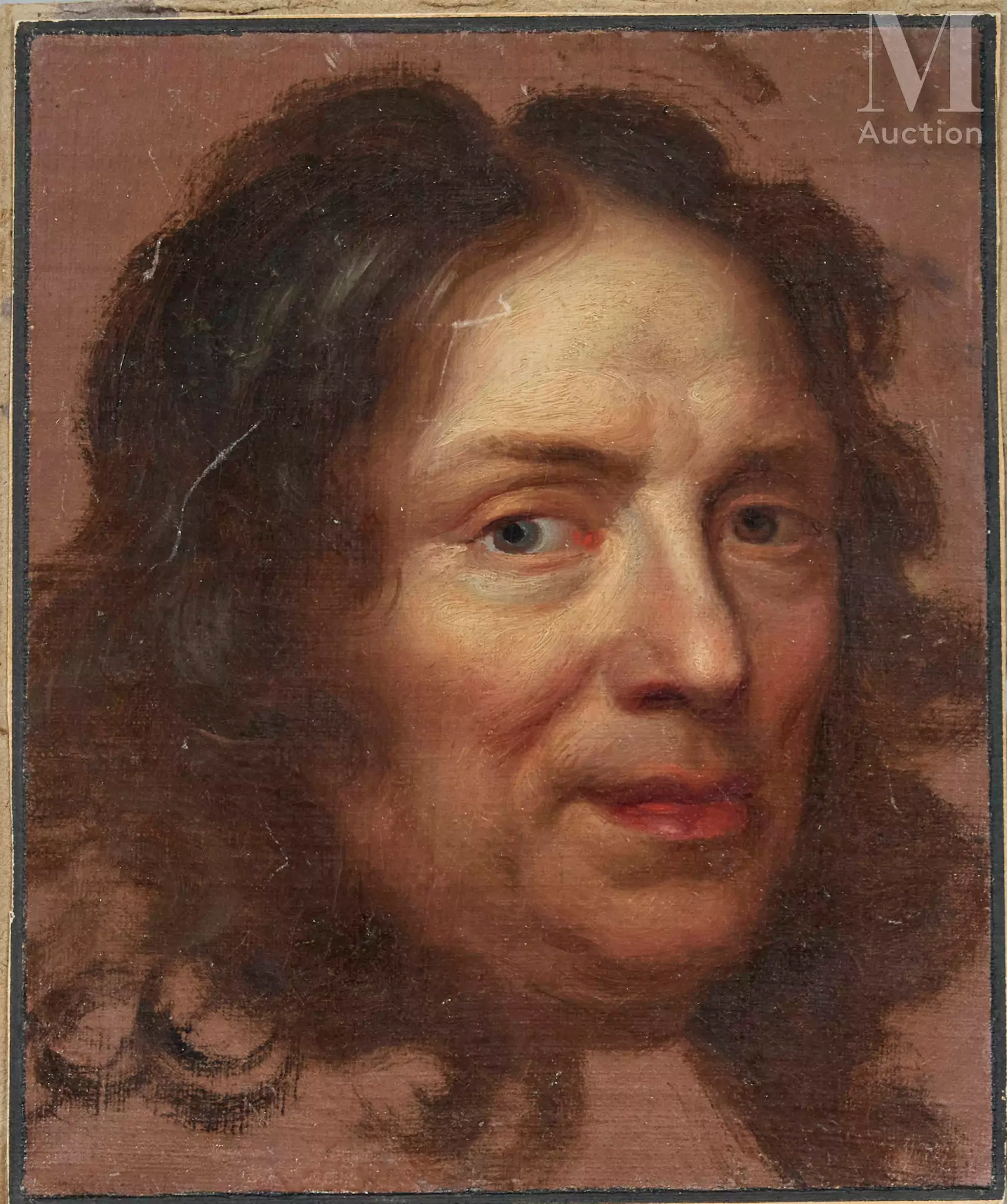 Ecole FRANCAISE vers 1700, entourage de Hyacinthe RIGAUD Portrait d’homme