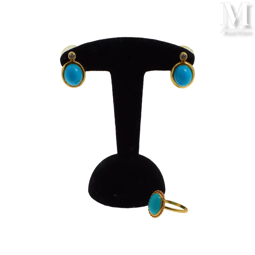 Parure turquoises
