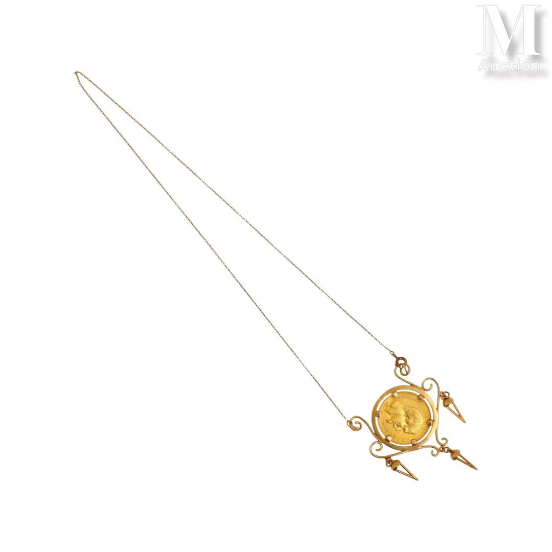 Collier pièce de 50 FF