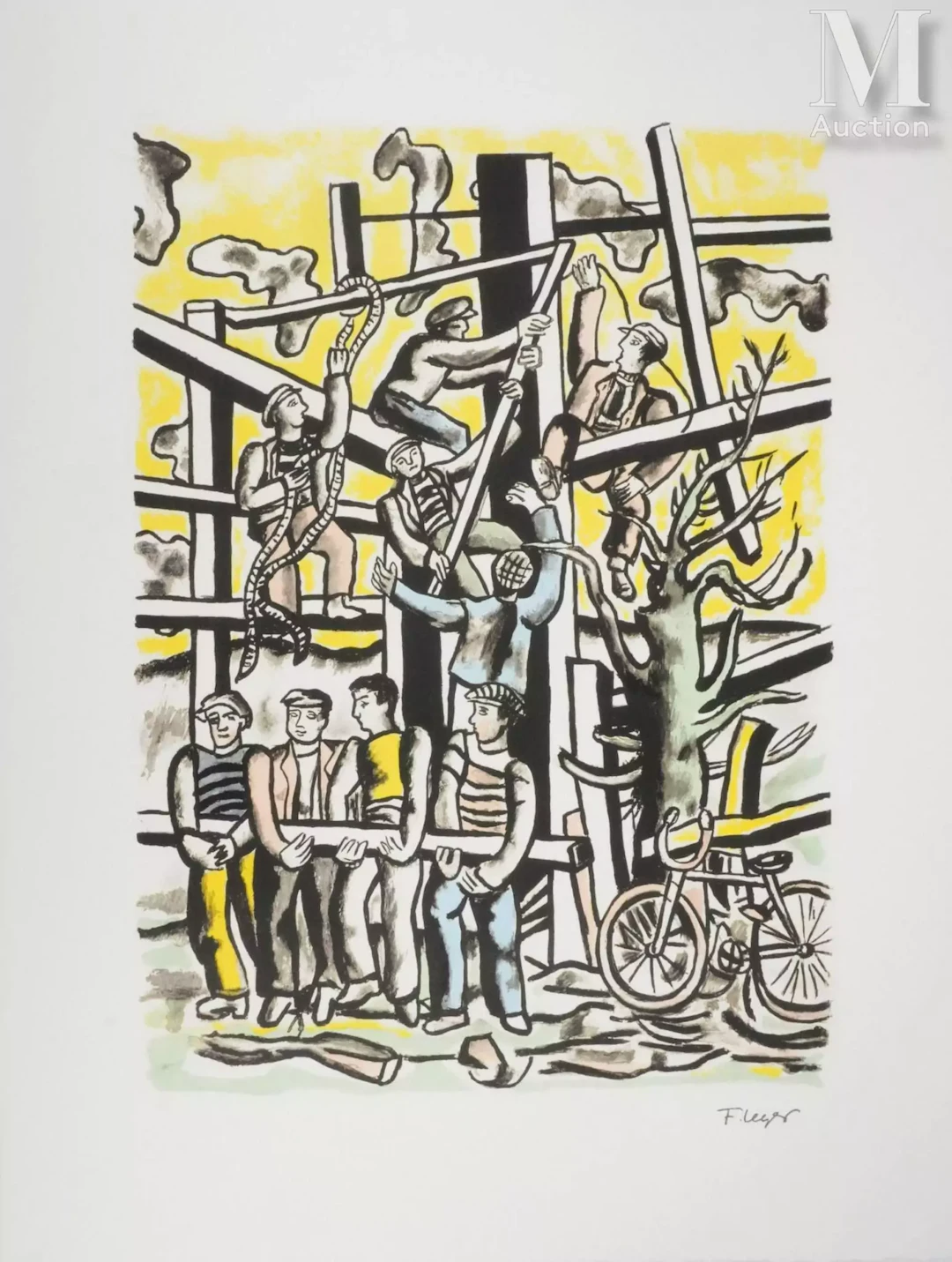 LEGER Fernand Les constructeurs au vélo