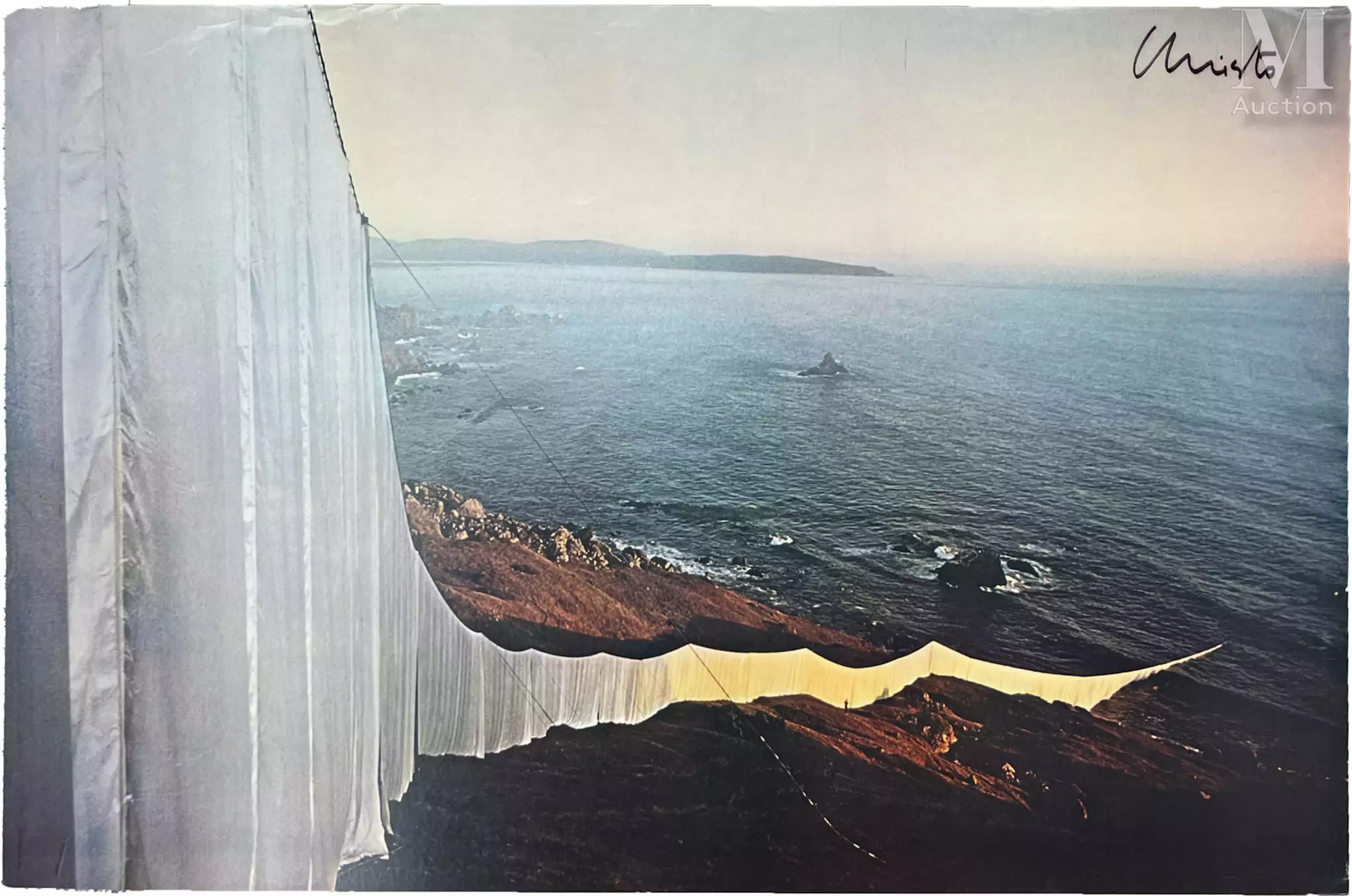 CHRISTO & JEANNE-CLAUDE (1935–2020), (1935–2009) Running Fence, 1976