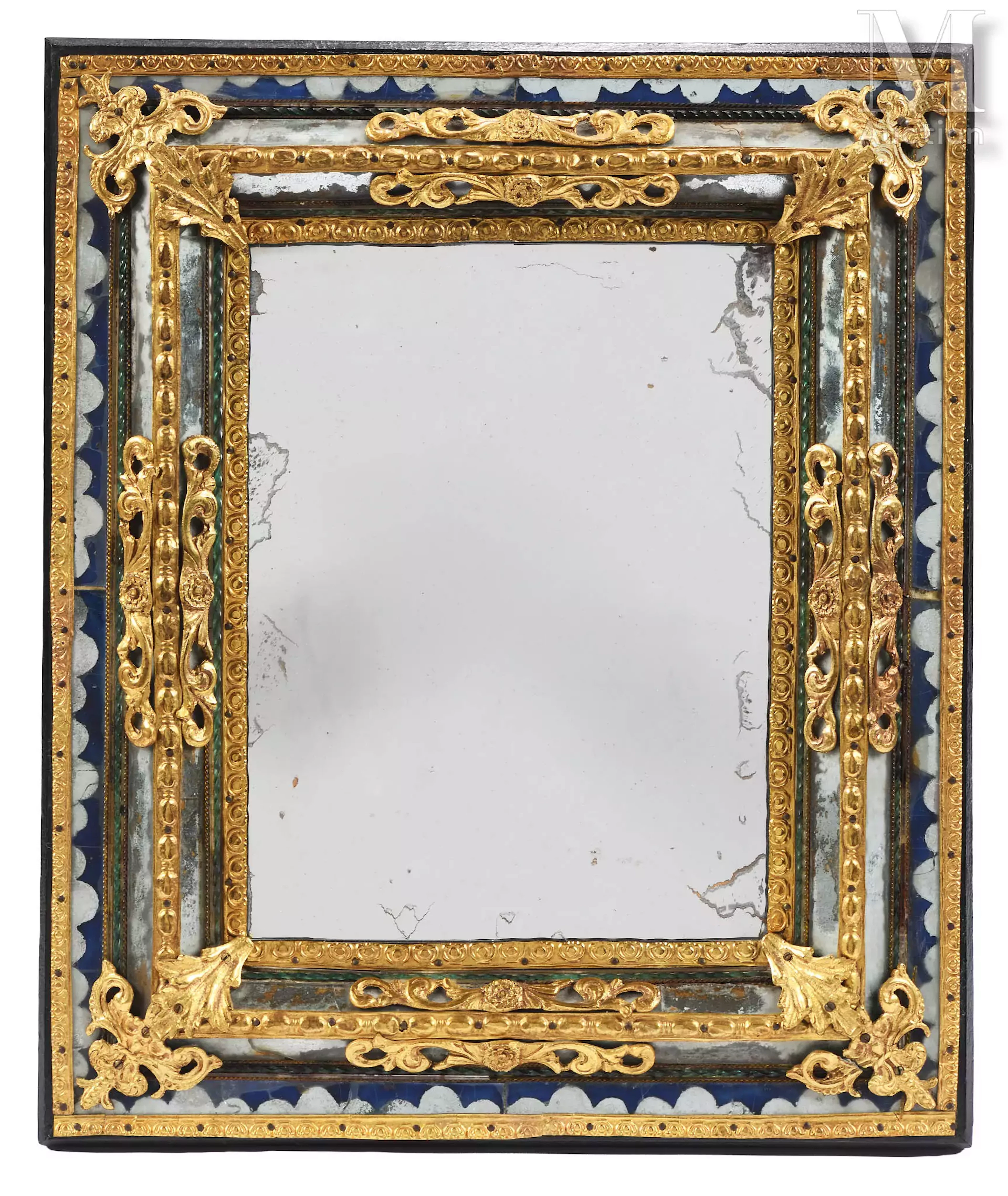 Miroir à parcloses, Murano XVIIIe siècle
