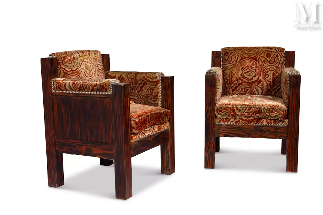Paire de fauteuils Art Déco