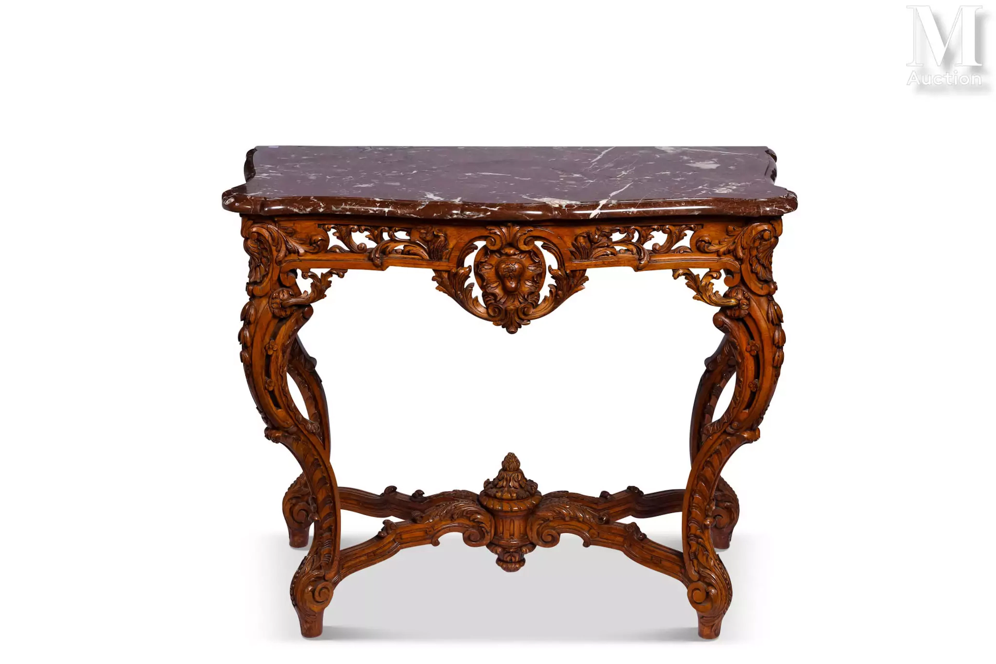 Console d'applique de style Régence