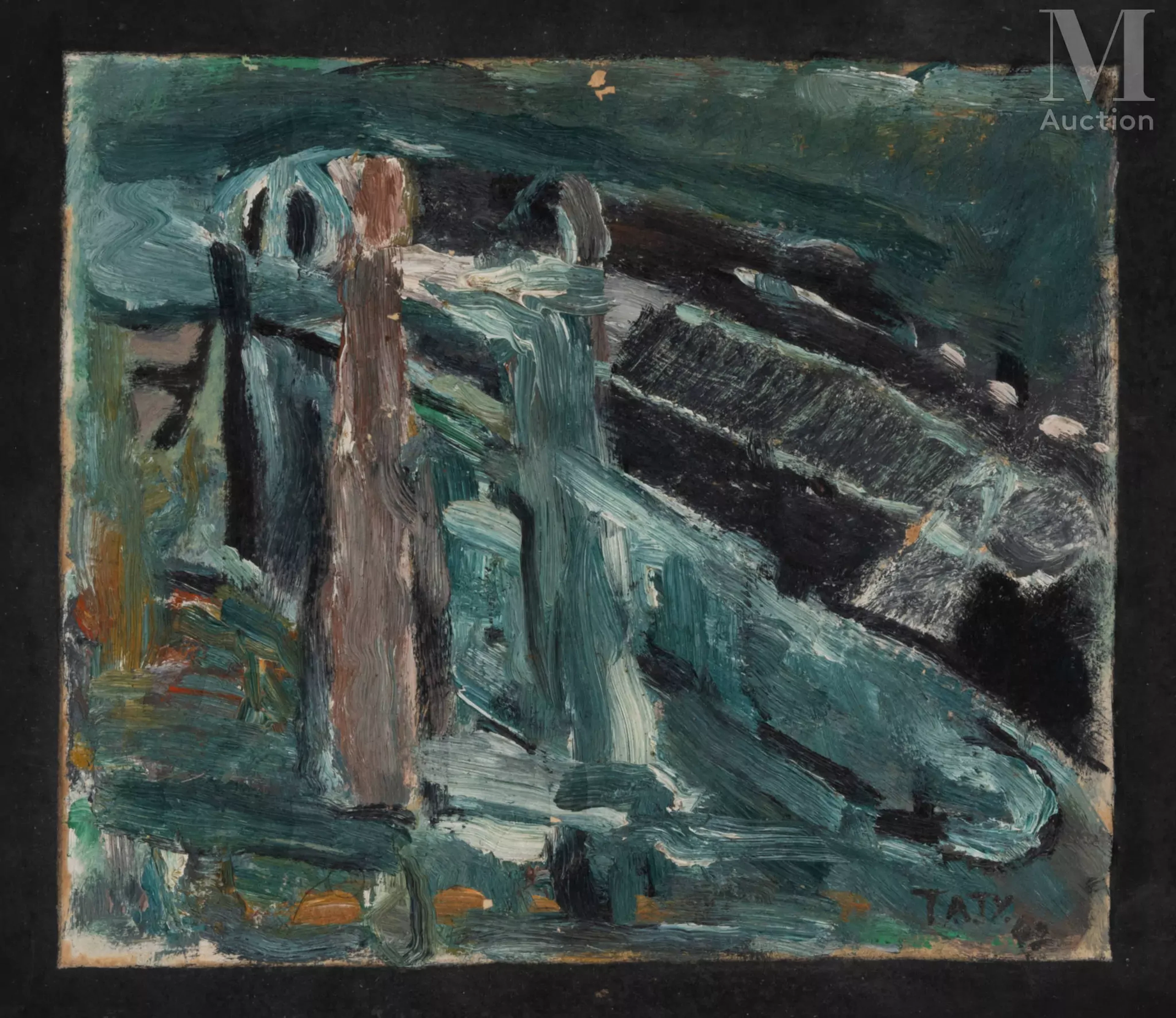Ⓟ TA TY (1921-2004) "Bonjour mon ami (Chào bạn)", 1942