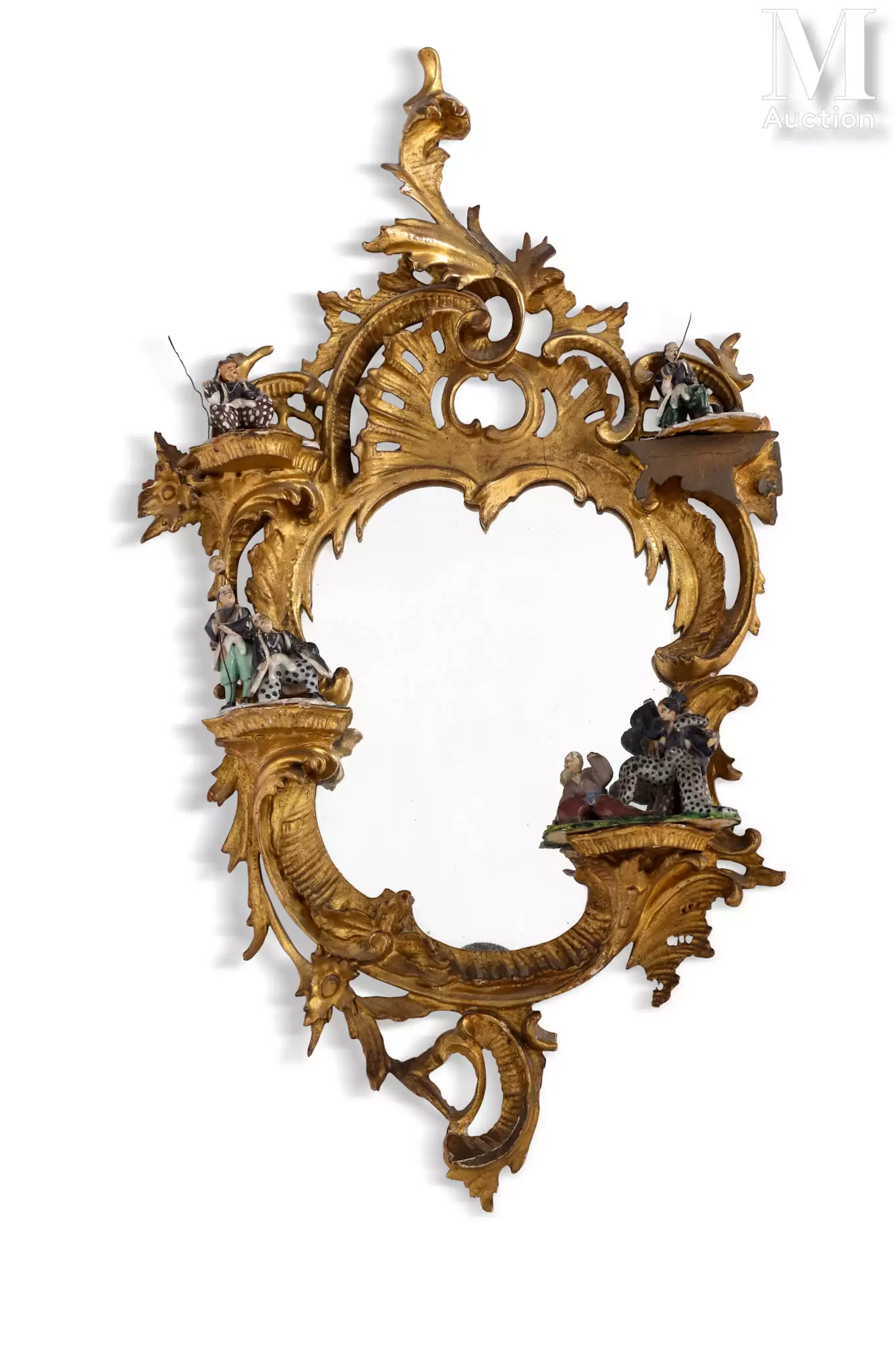 Travail du XIXe siècle, dans le goût du XVIIIe siècle Miroir