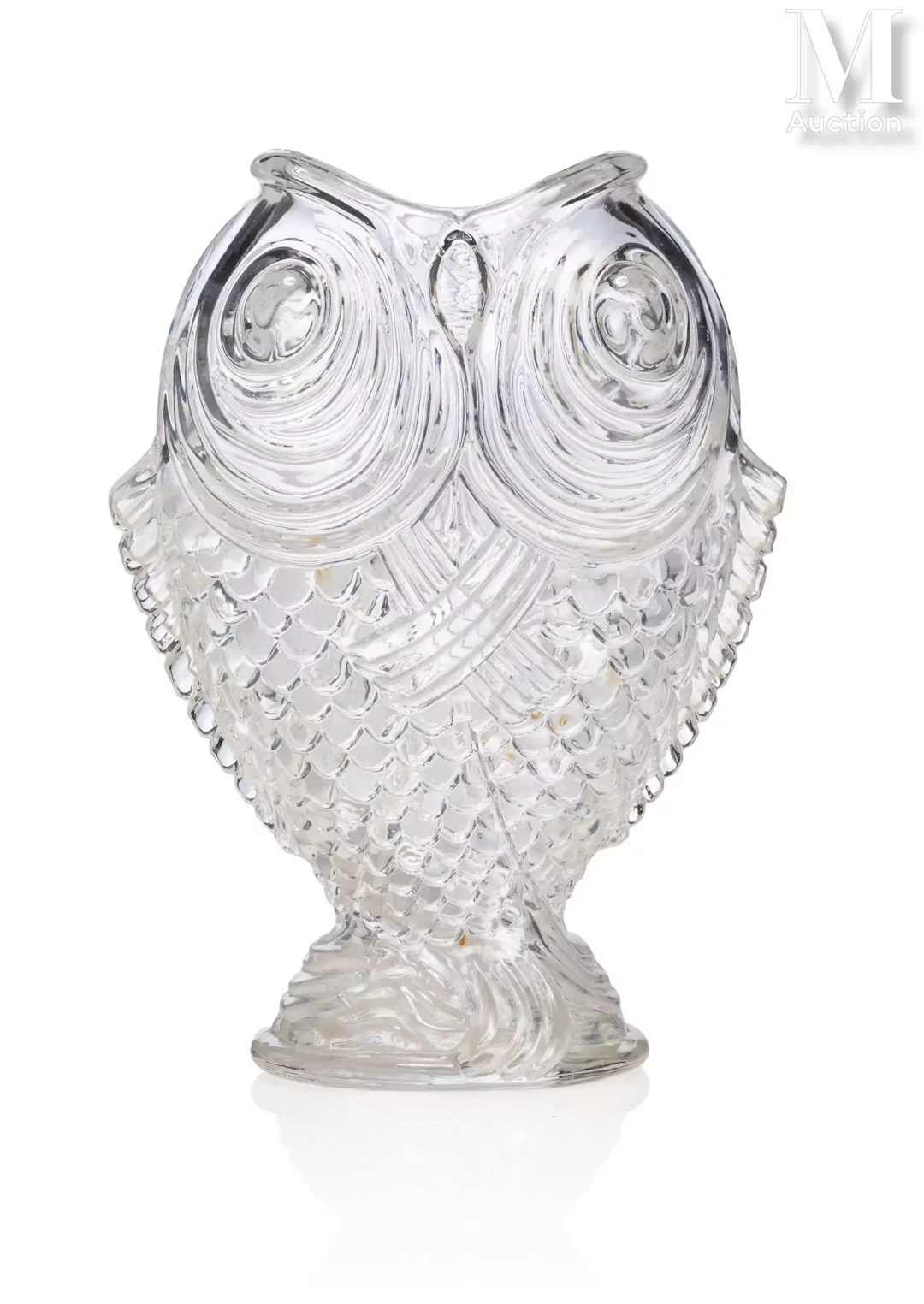 BACCARAT (Cristallerie de) "Carpes affrontées"