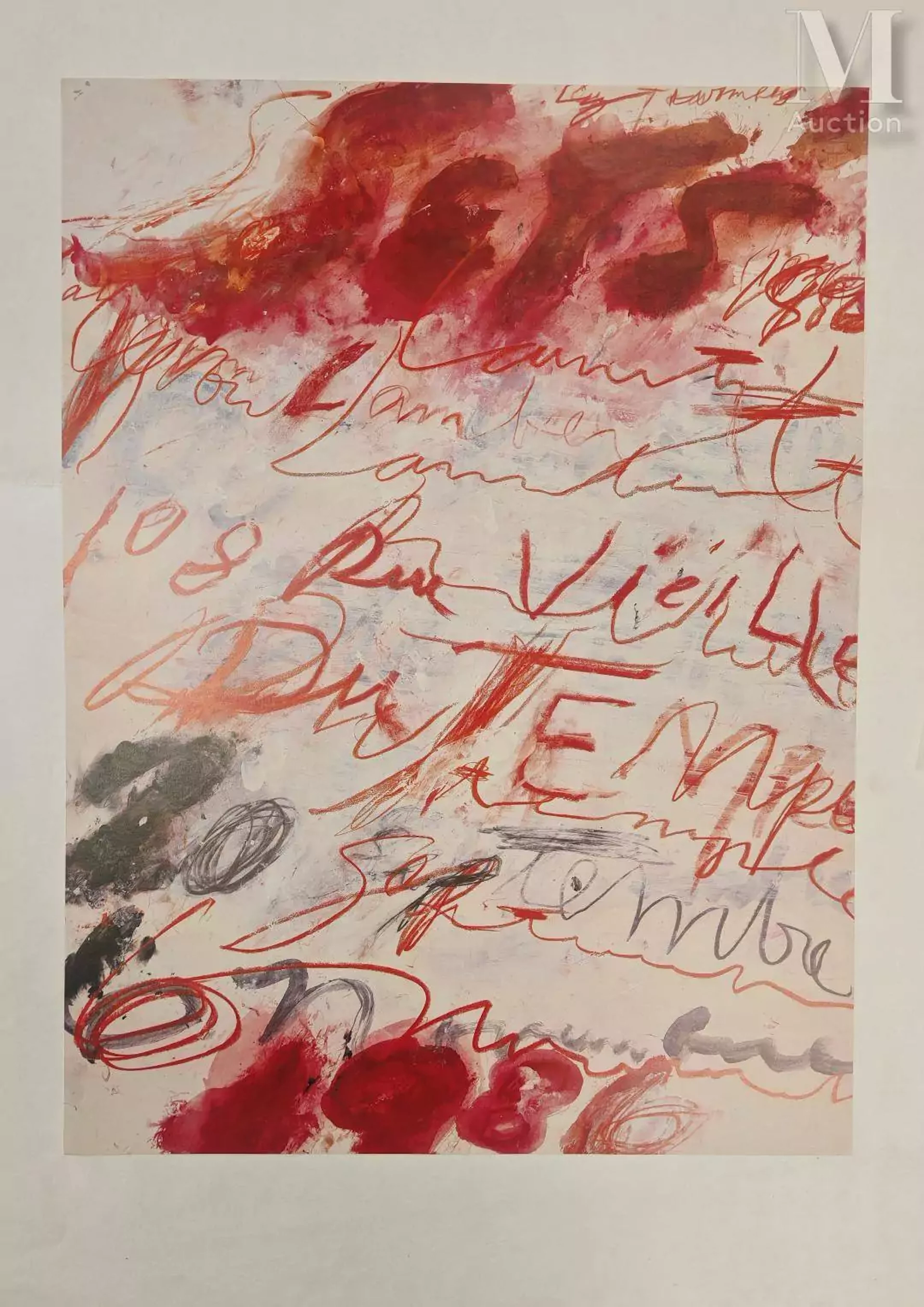 Cy TWOMBLY (1928-2011), d’après Print, 1986
