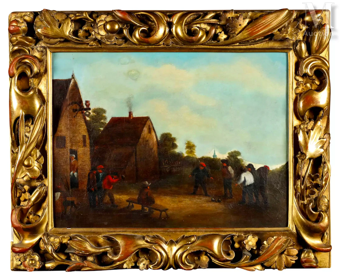 Suiveur de David TENIERS - Ecole HOLLANDAISE Joueurs de pétanque