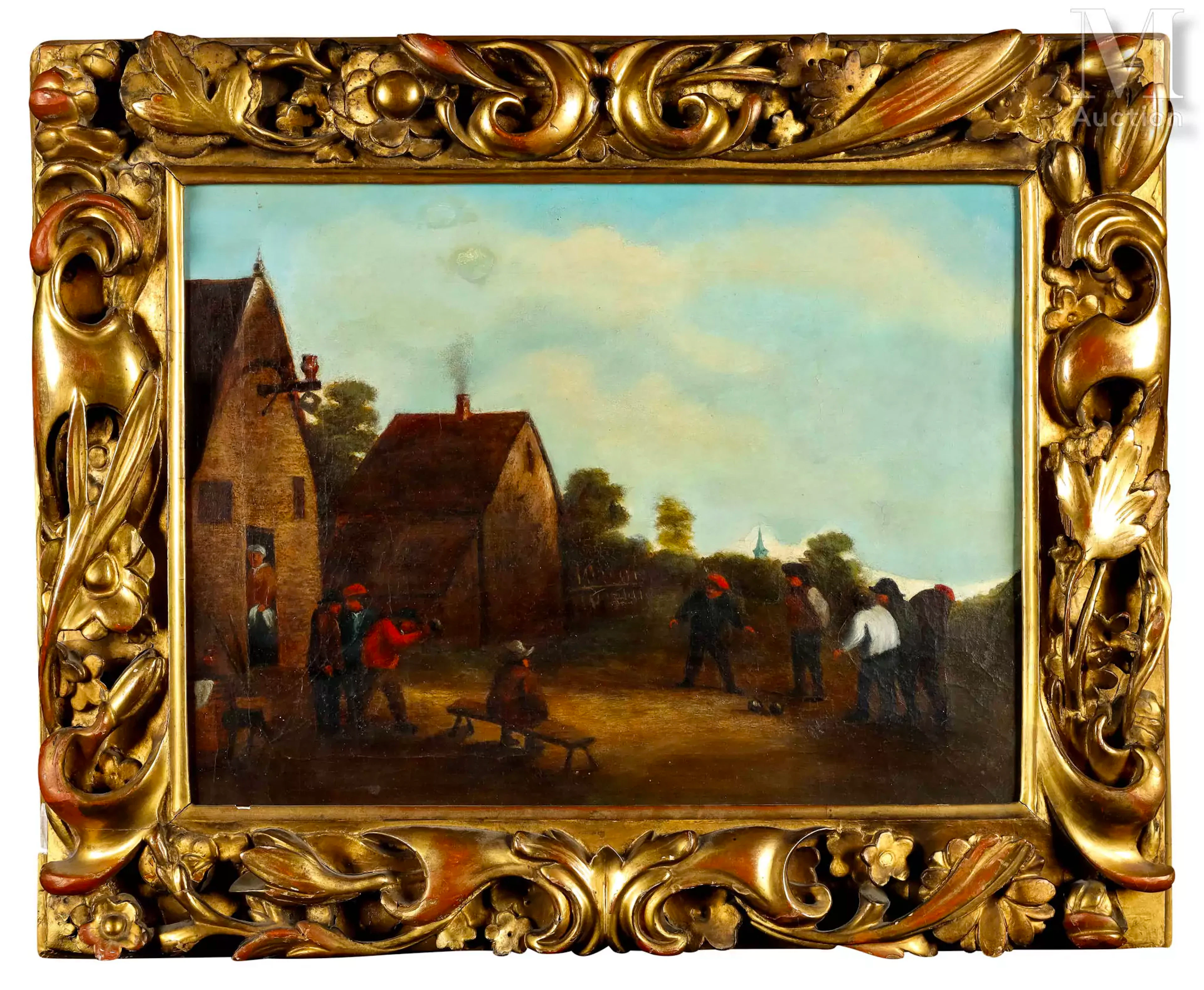 Suiveur de David TENIERS - Ecole HOLLANDAISE Joueurs de pétanque