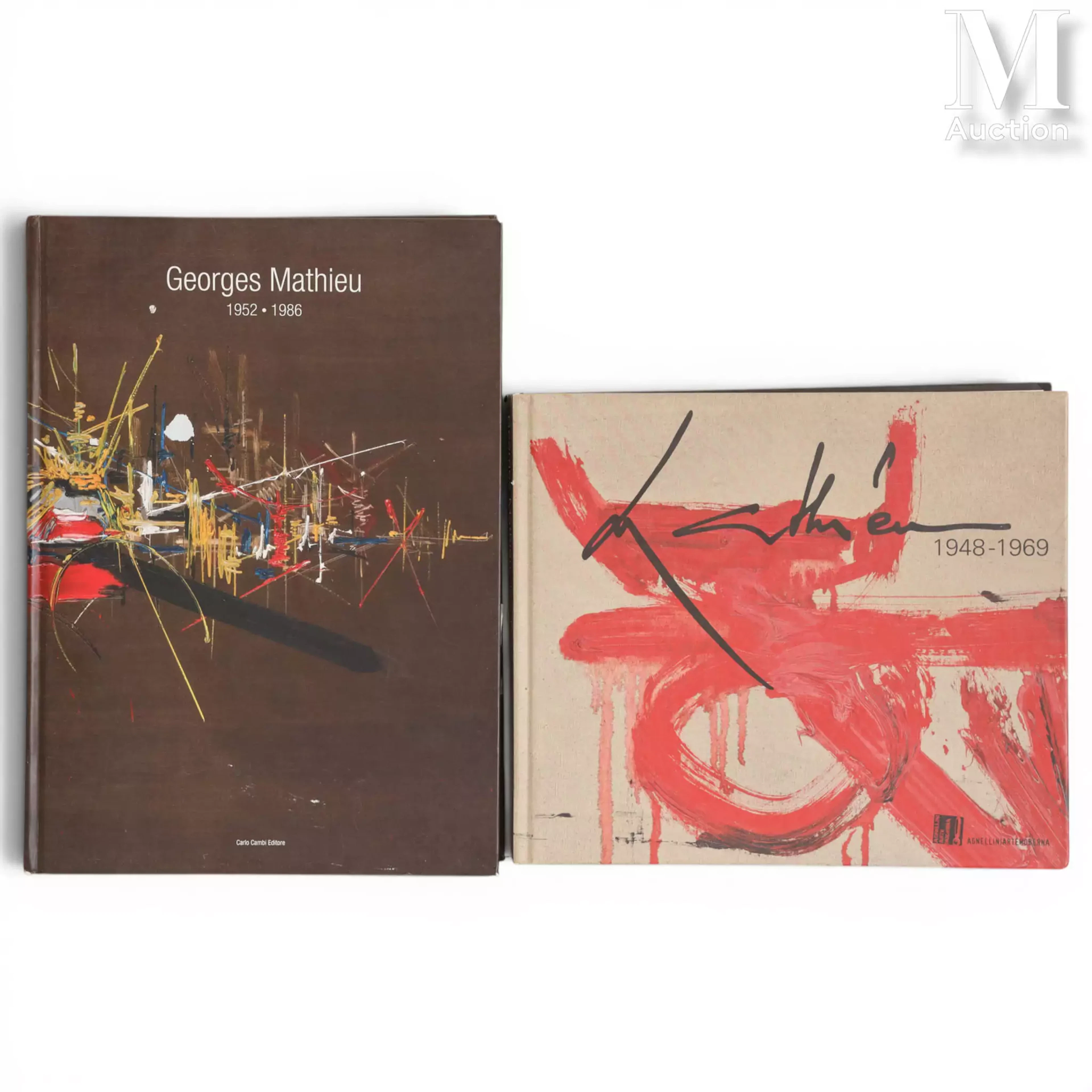 MATHIEU Georges (1921-2012) Deux volumes