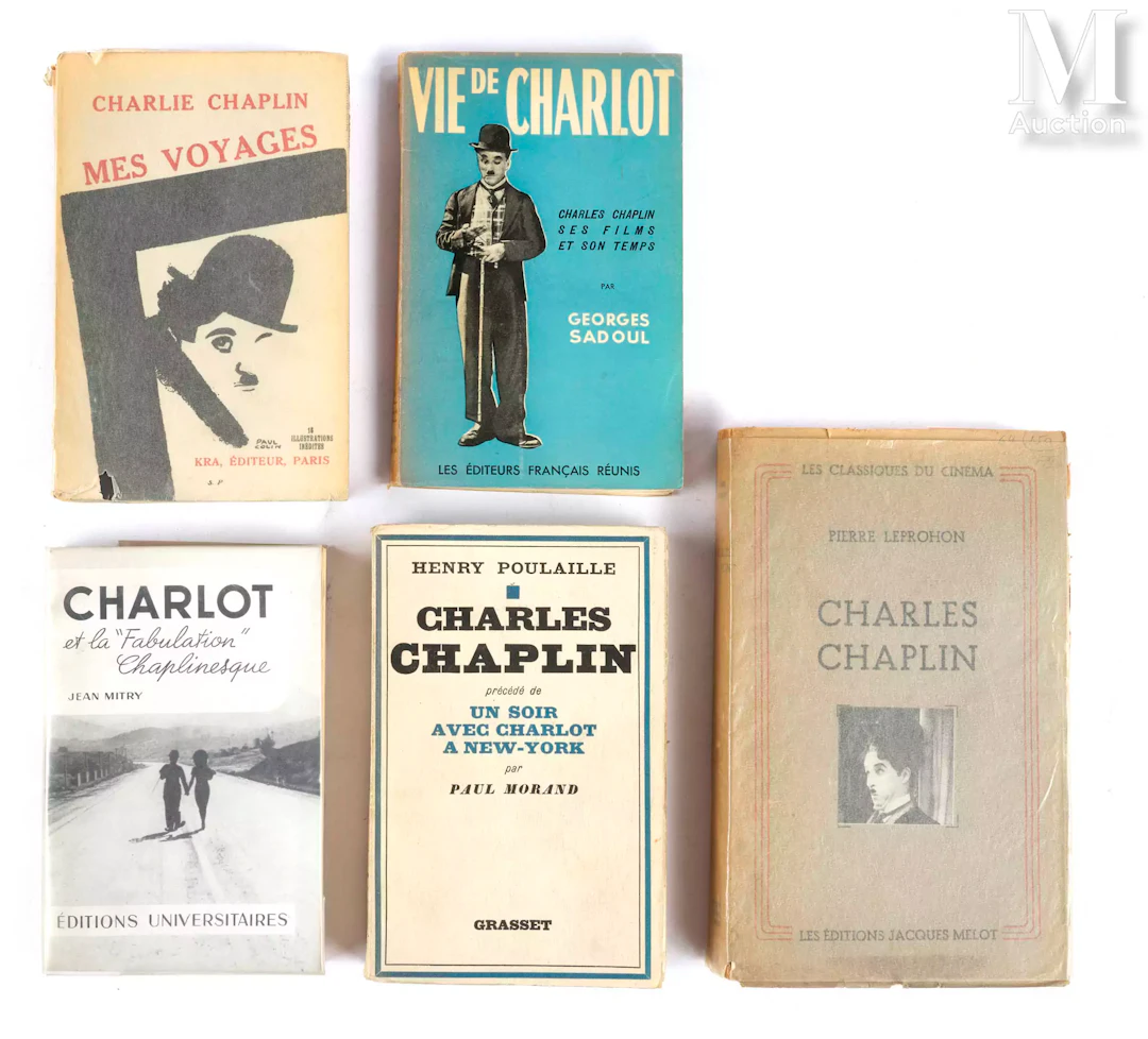 Charlie CHAPLIN 5 ouvrages