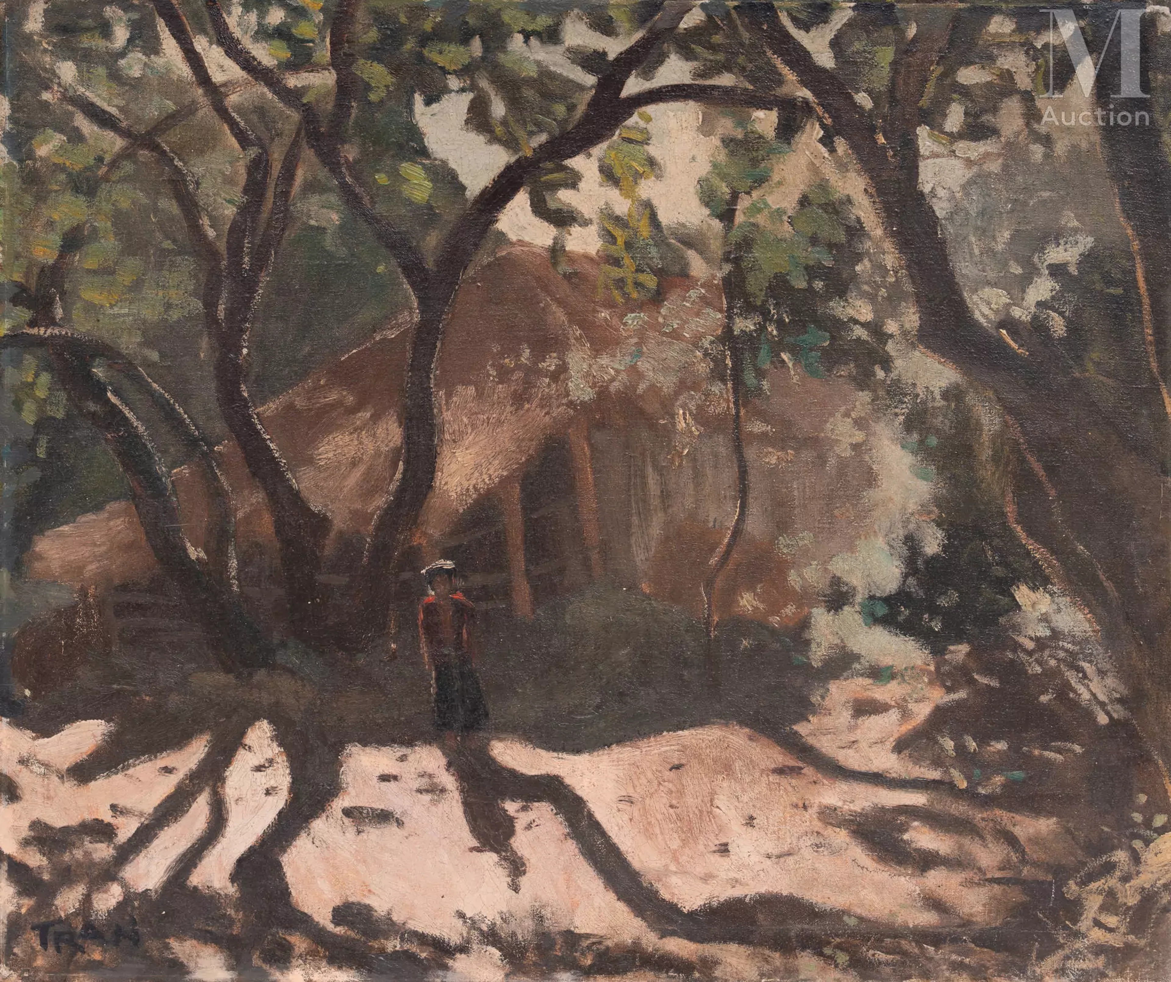 Ⓗ TRAN QUANG TRAN (1900 - 1969) "Lumière du matin"