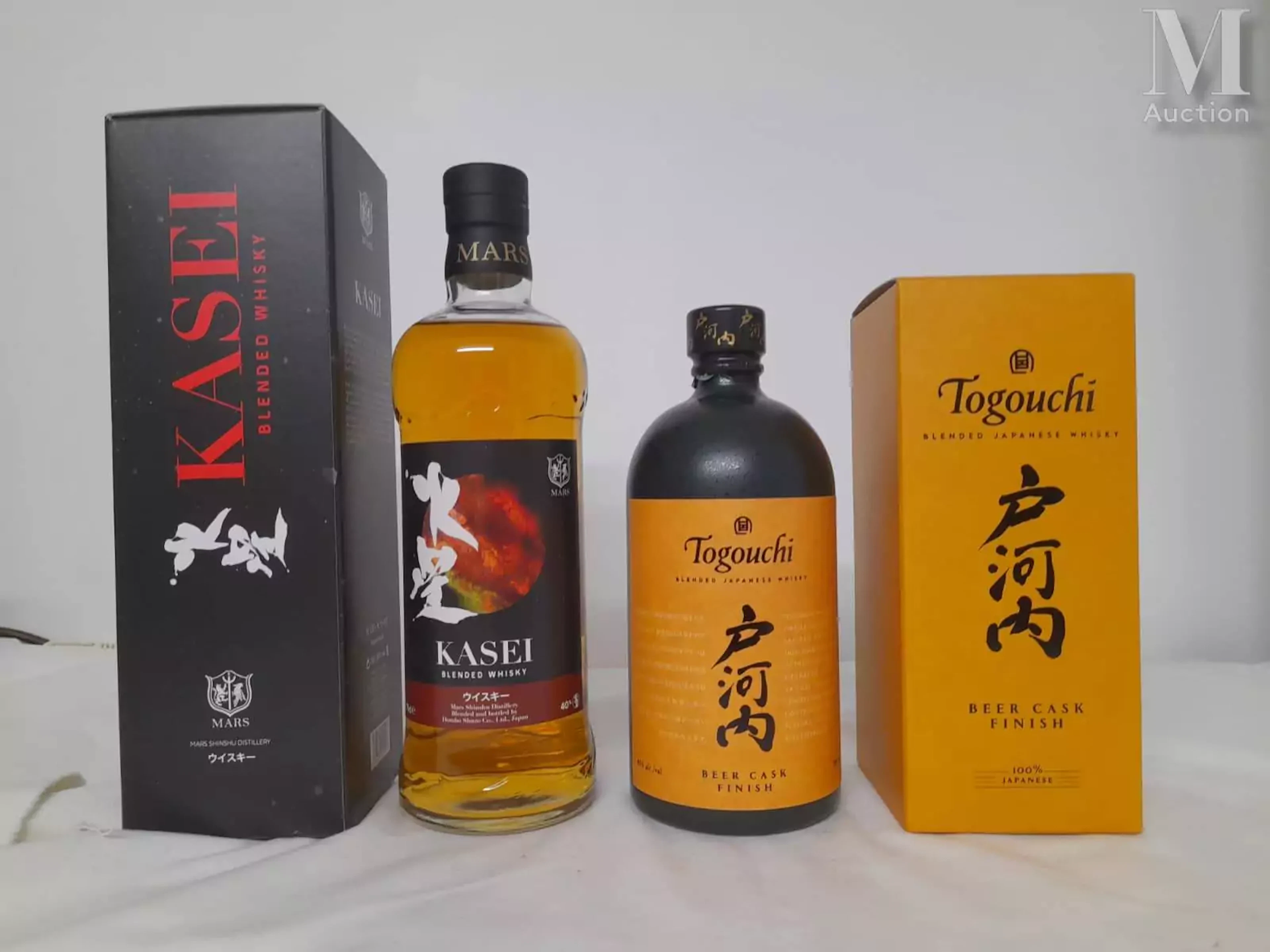 Whiskies japonais Kasei et Togouchi