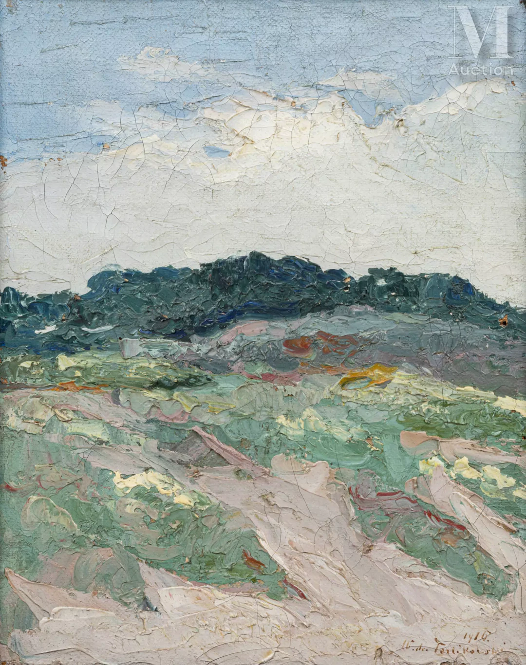 Wladimir de TERLIKOWSKI (Poraj 1873-Paris 1951) Paysage