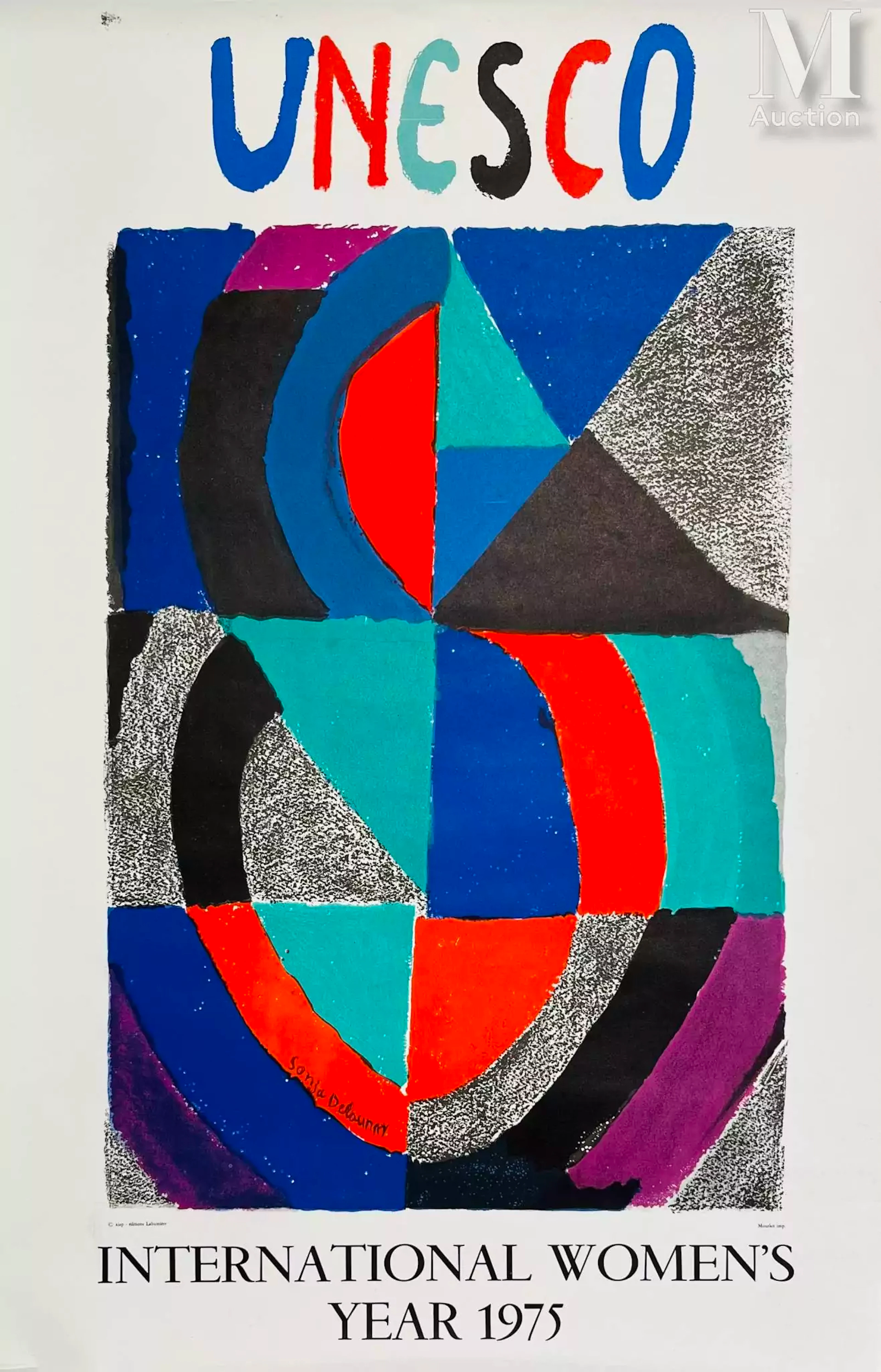 Sonia DELAUNAY (1885-1979) Année Internationale de la femme, 1975
