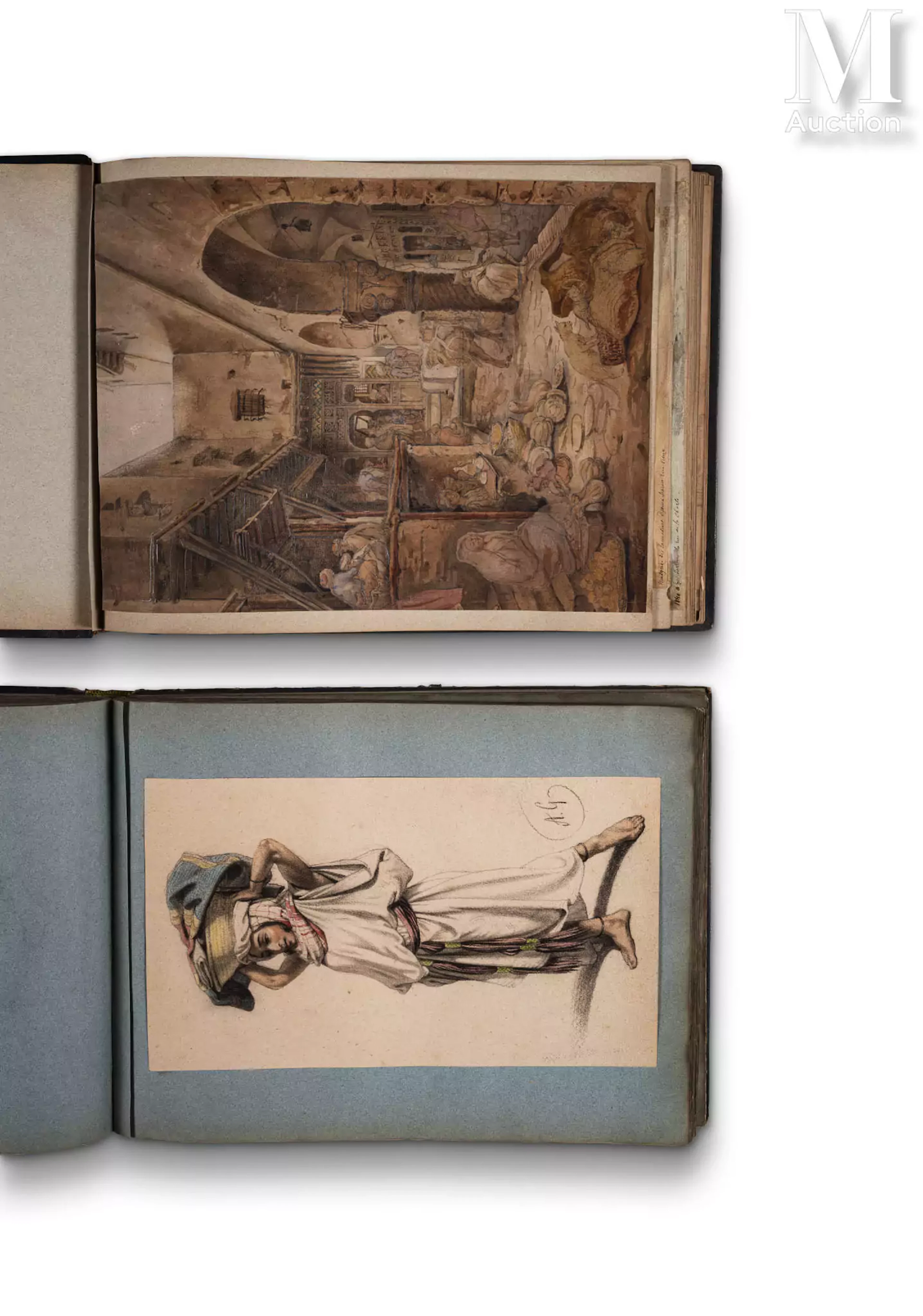 Alexandre Antoine GIRARDOT (Paris 1815 - Alger vers 1877) Deux albums