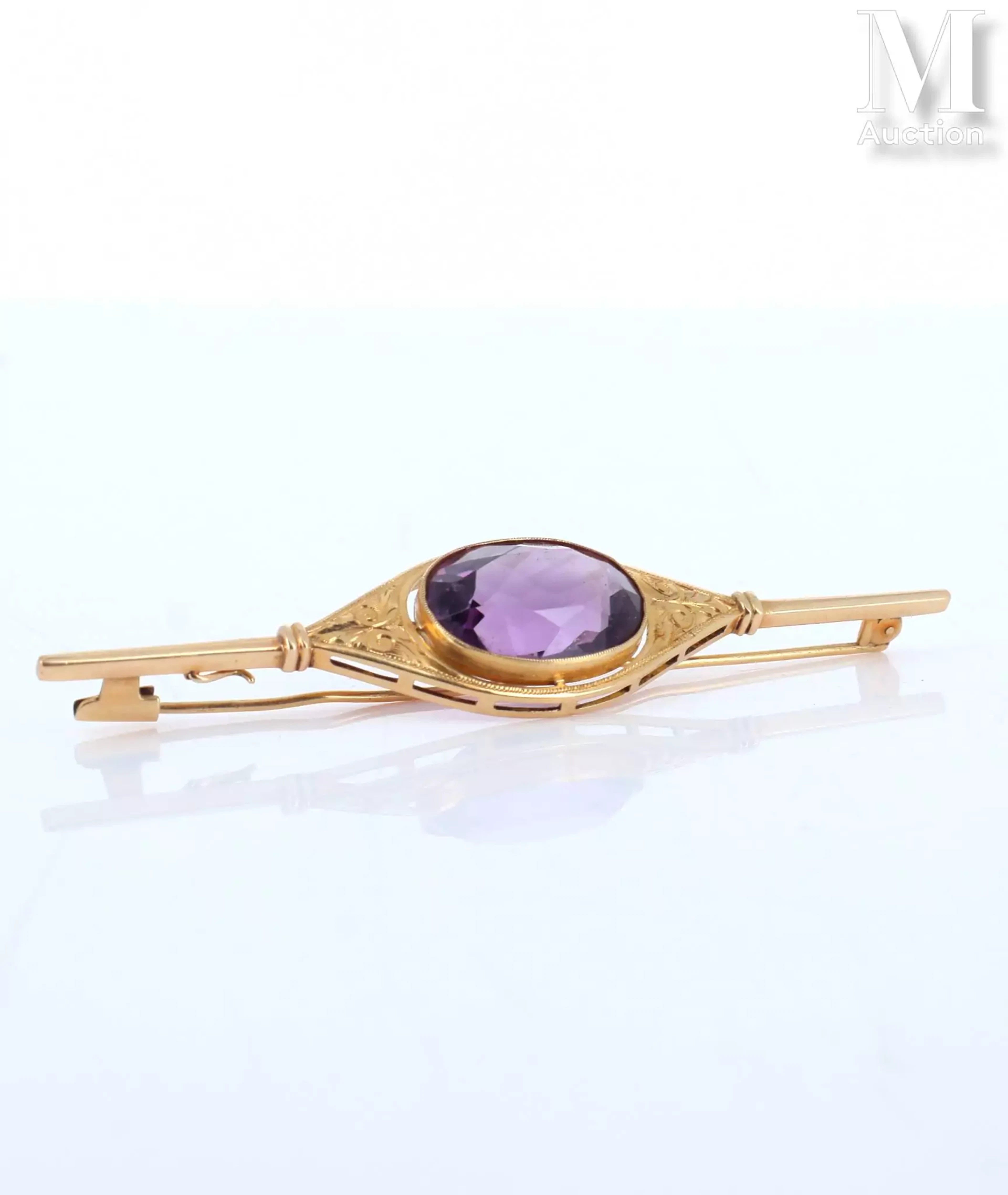 Broche améthyste