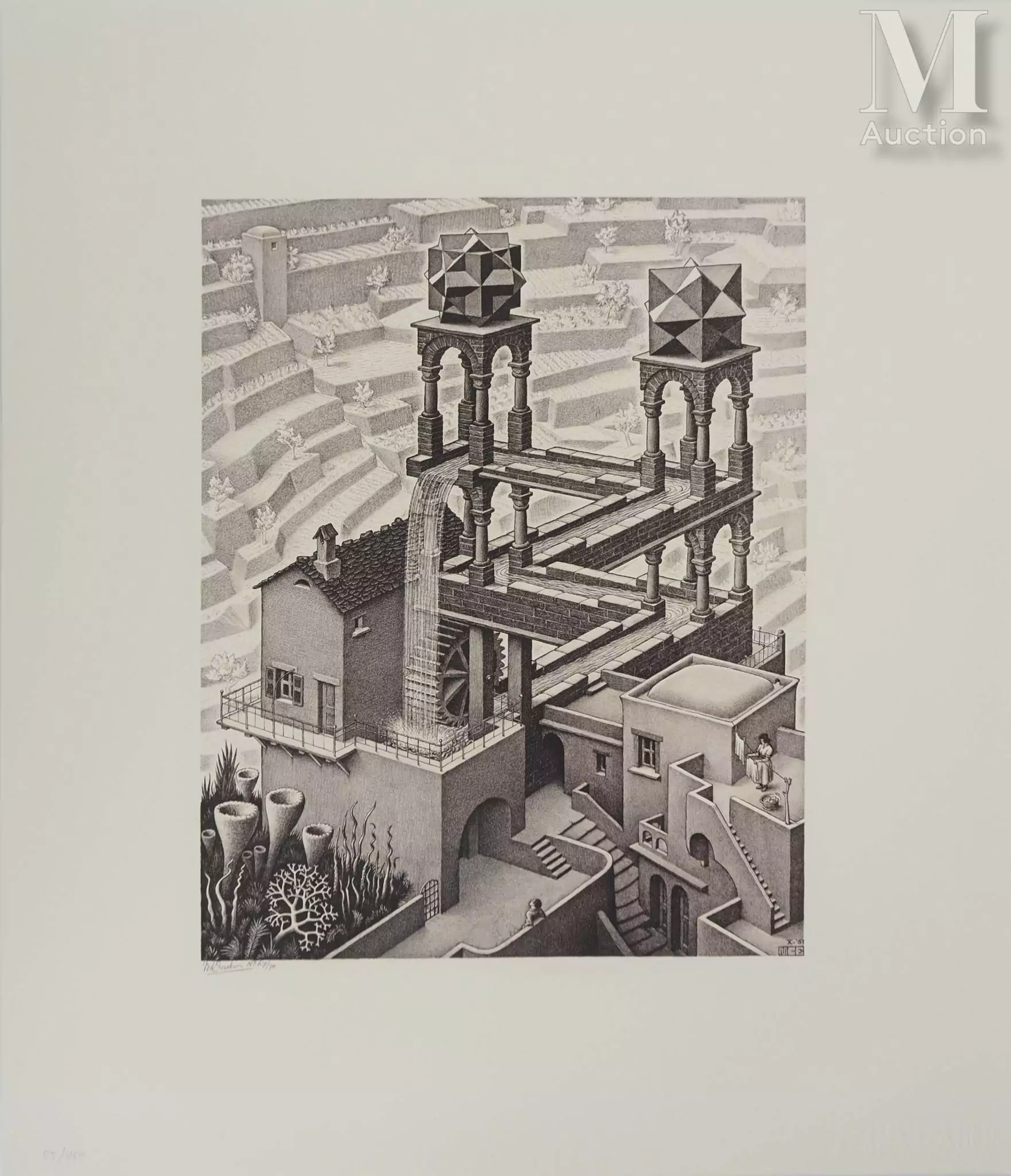 ESCHER Maurits Cornelis Cascade, 2008