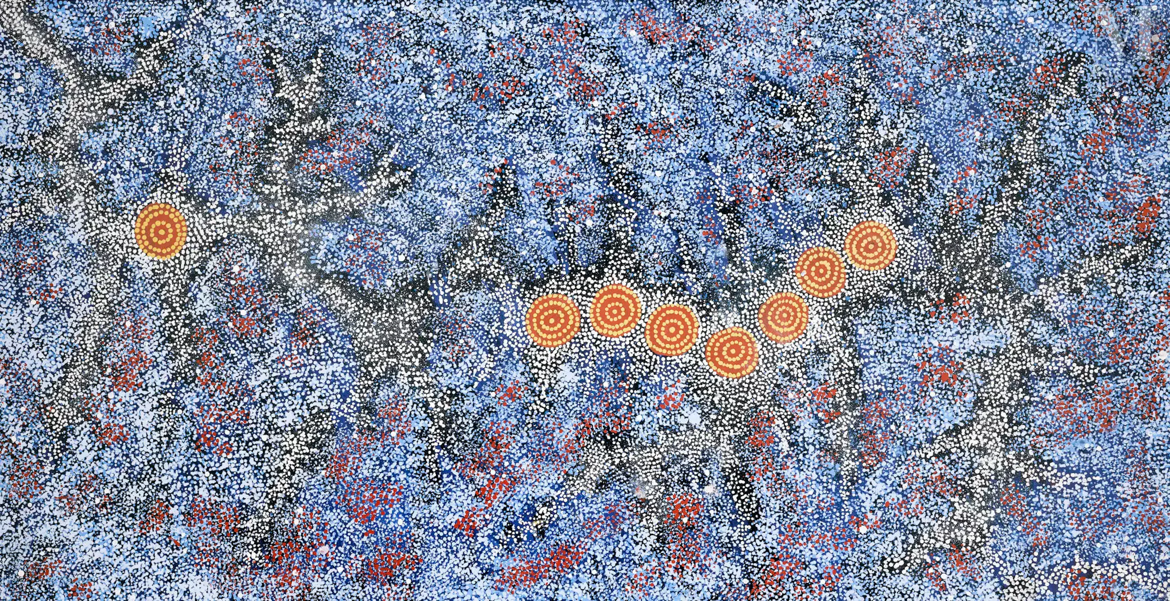 Gabriella Possum Nungurrayi (1967 - ) Seven Sisters Dreaming