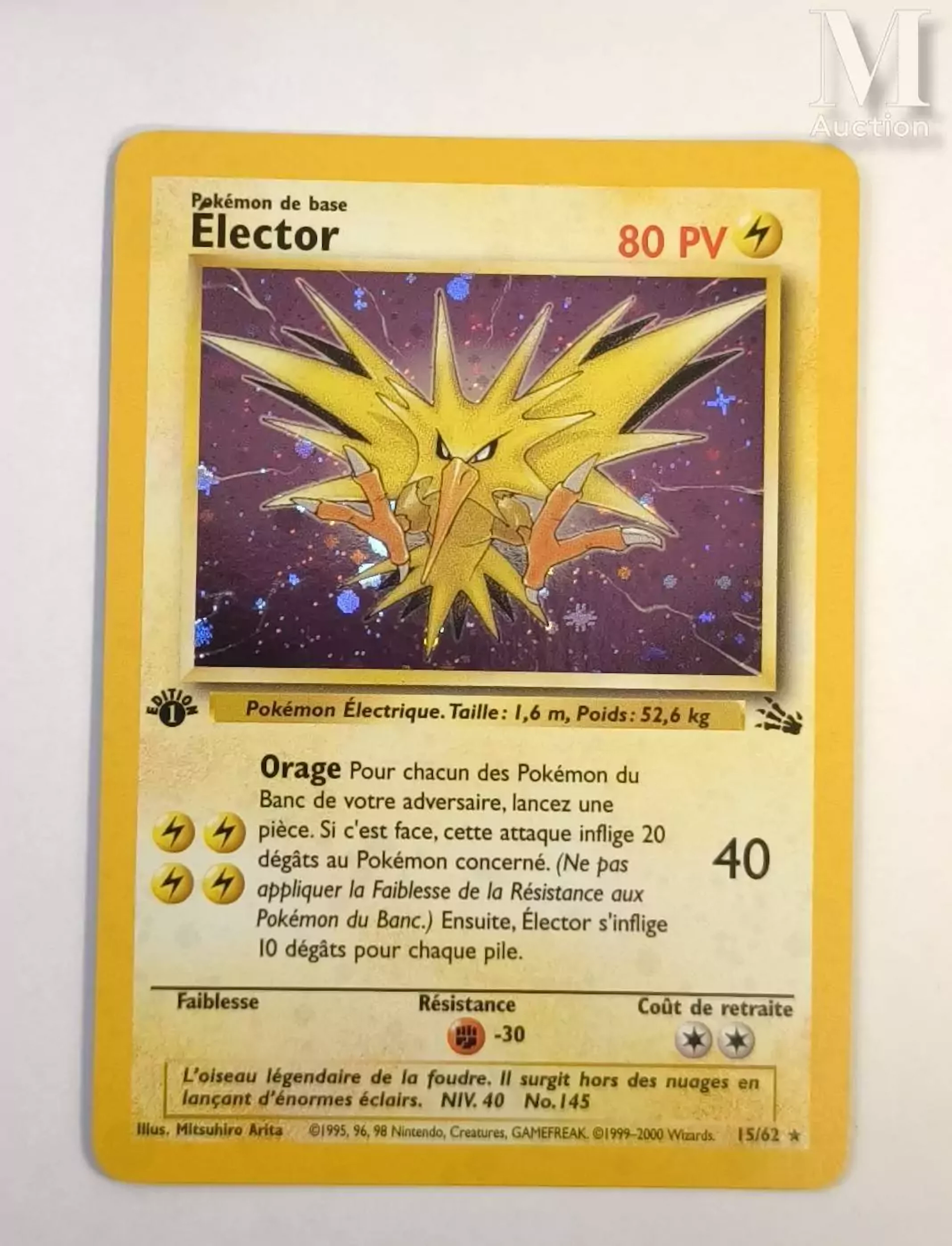 POKEMON Elector - Fossile - 15/62