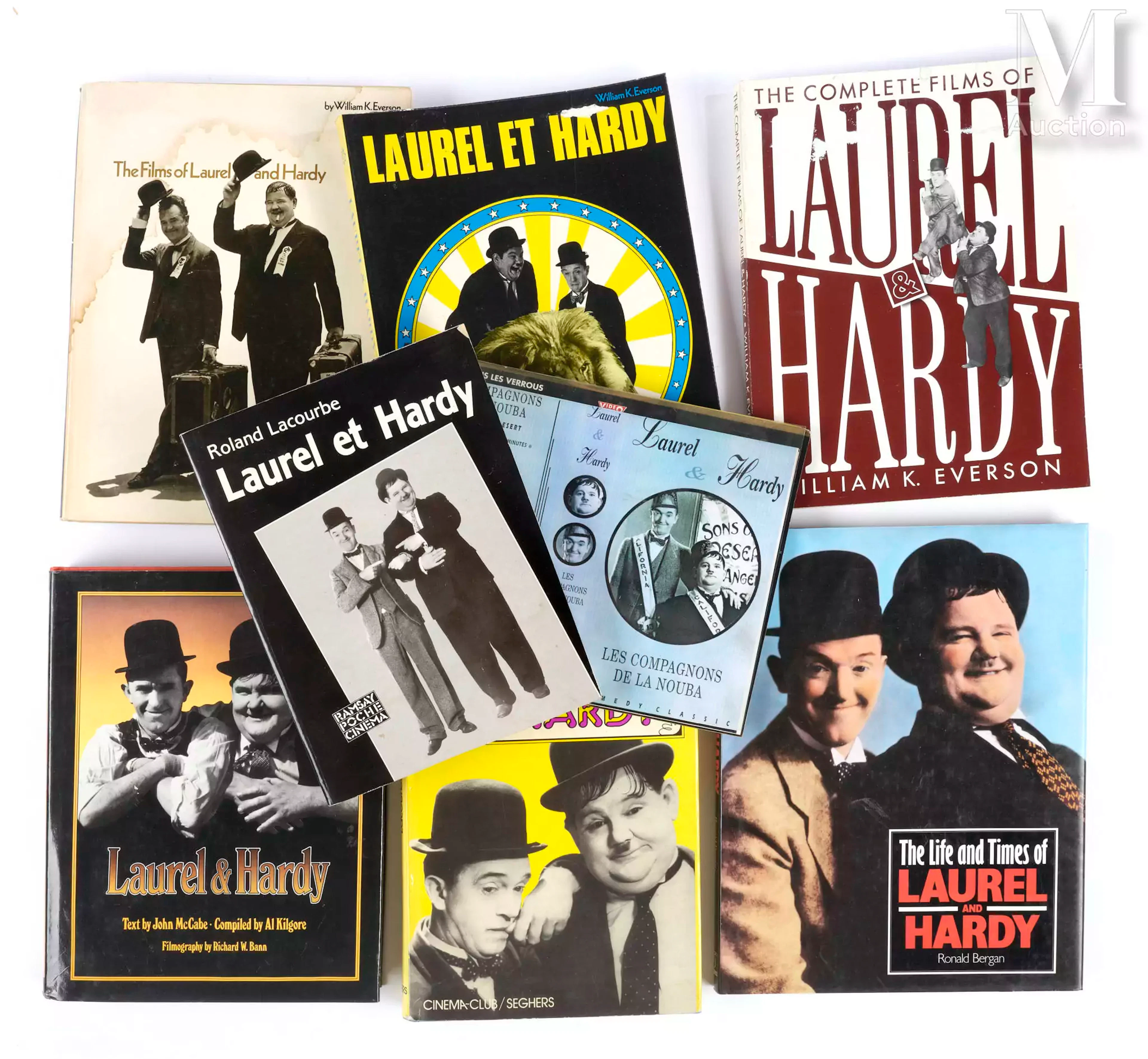 LAUREL & HARDY 8 ouvrages