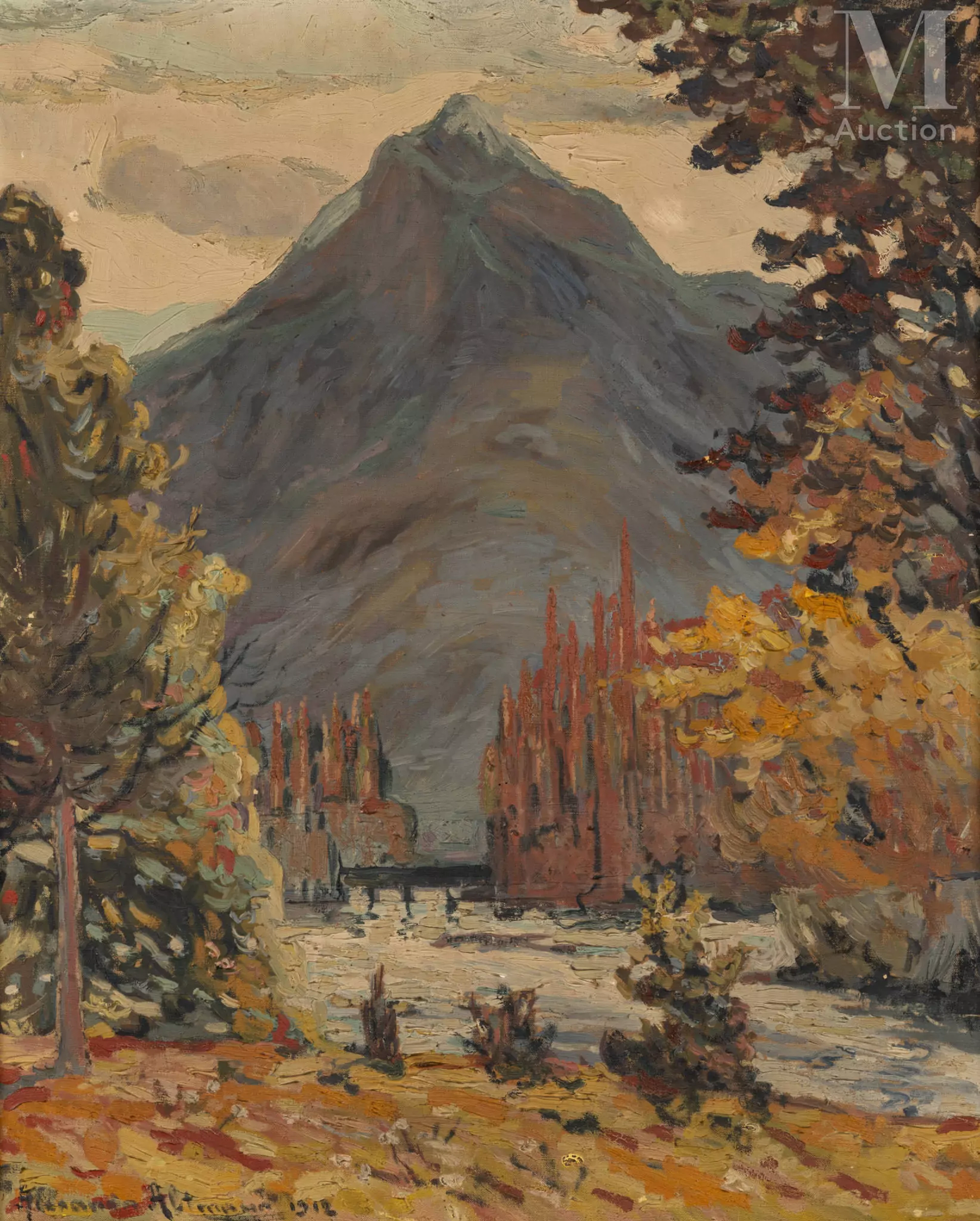 Alexandre ALTMANN (Sobolewska 1885 - Nemours 1950) Le Pic de Viscos