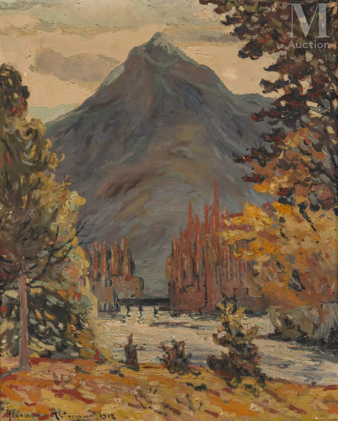 Alexandre ALTMANN (Sobolewska 1885 - Nemours 1950) Le Pic de Viscos