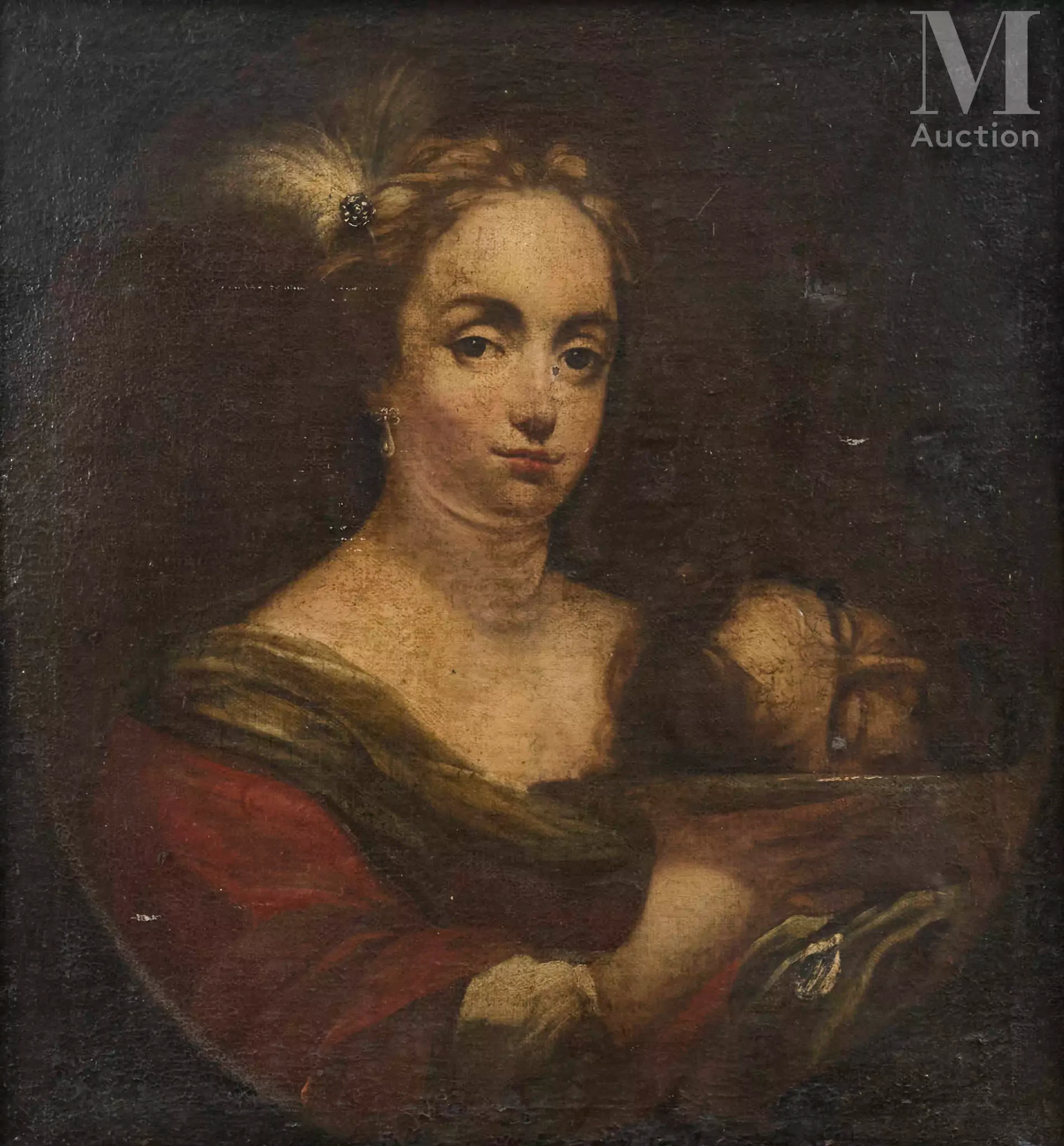 École d’ITALIE du NORD vers 1700 Salomé et la tête de Saint jean Baptiste