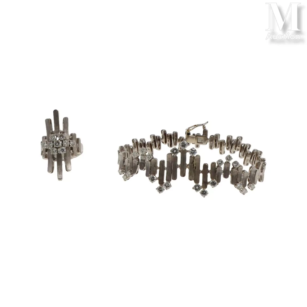 Demi parure diamants